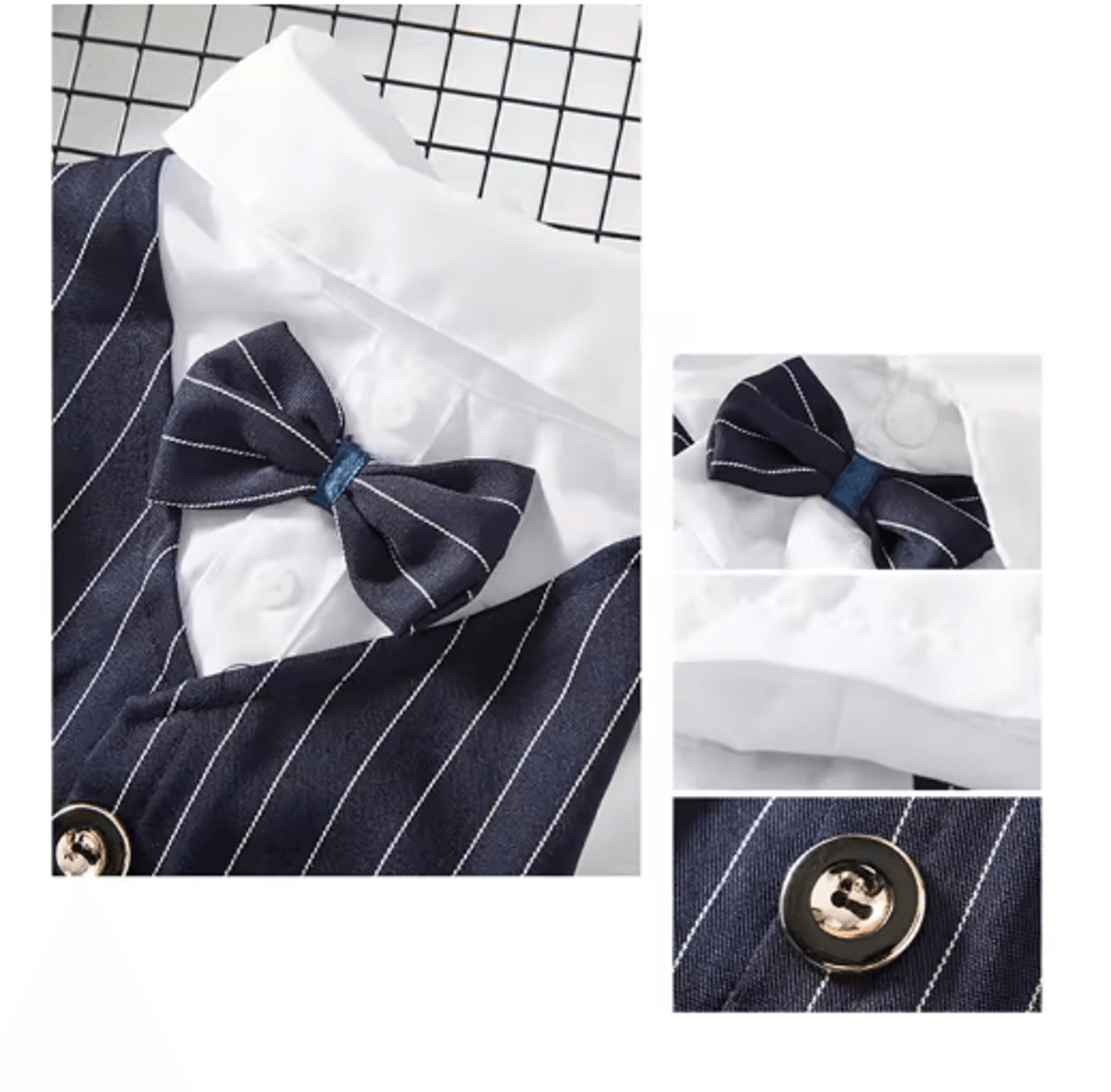 Formal Pet Suit Jacket Stylish Wedding  Party Outfit For Cats And Small Dogs 4