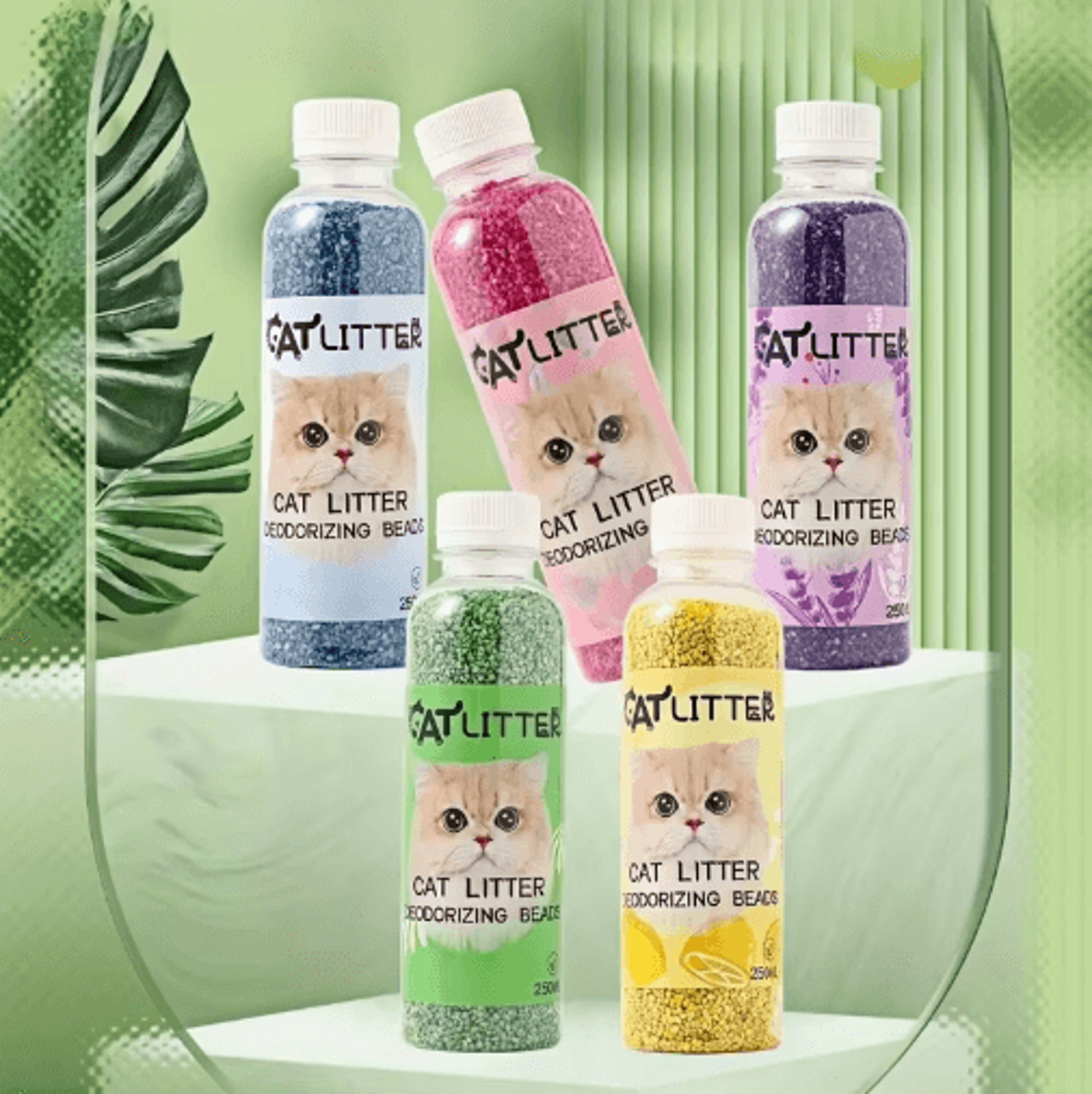 Cat Litter Deodorizing Beads LongLasting Odor Eliminator For FreshSmelling Litter Boxes 6