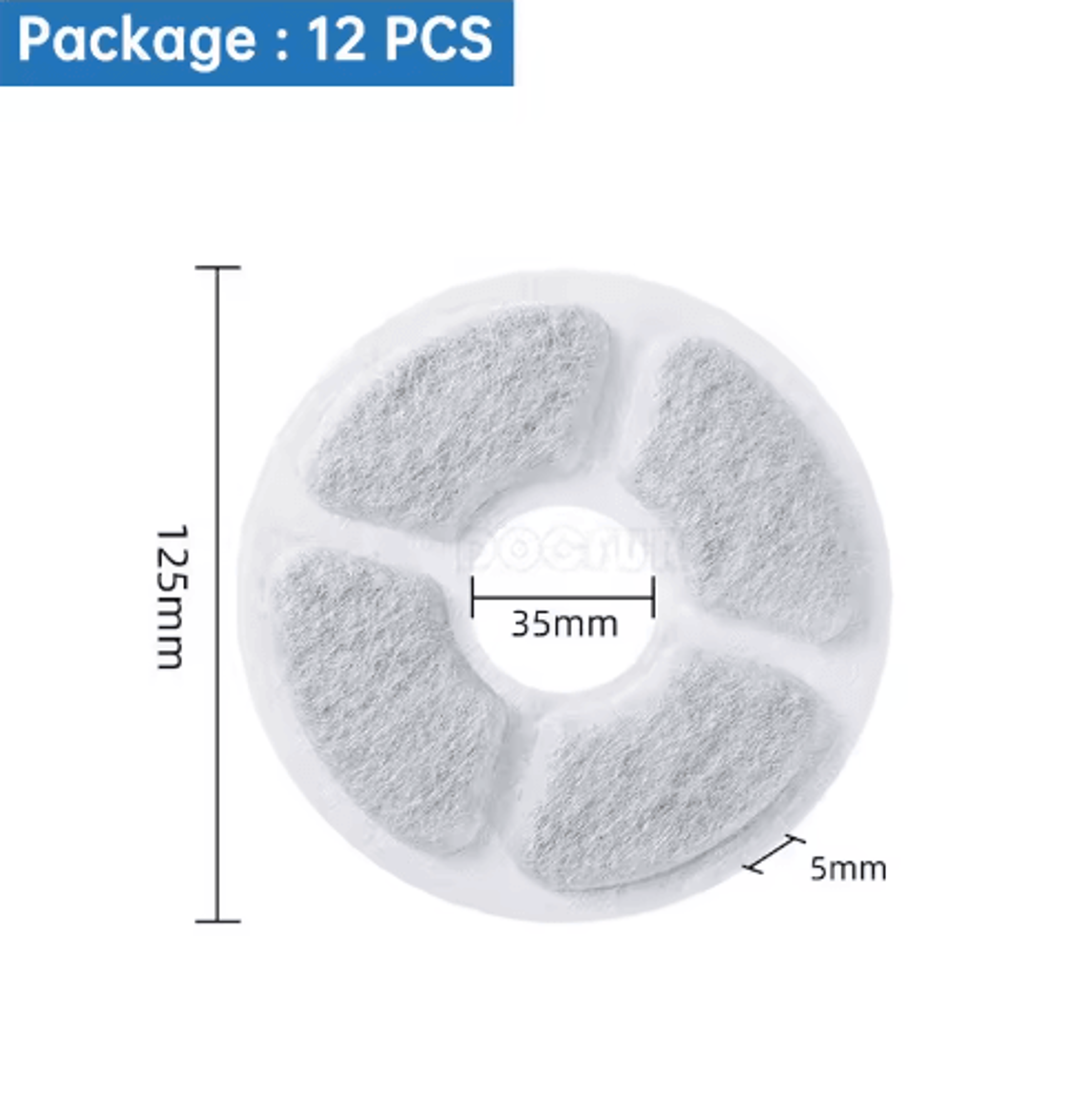 Replacement Cat Water Fountain Filters  Activated Carbon Filter Accessories For Pet Drinking Founta 7