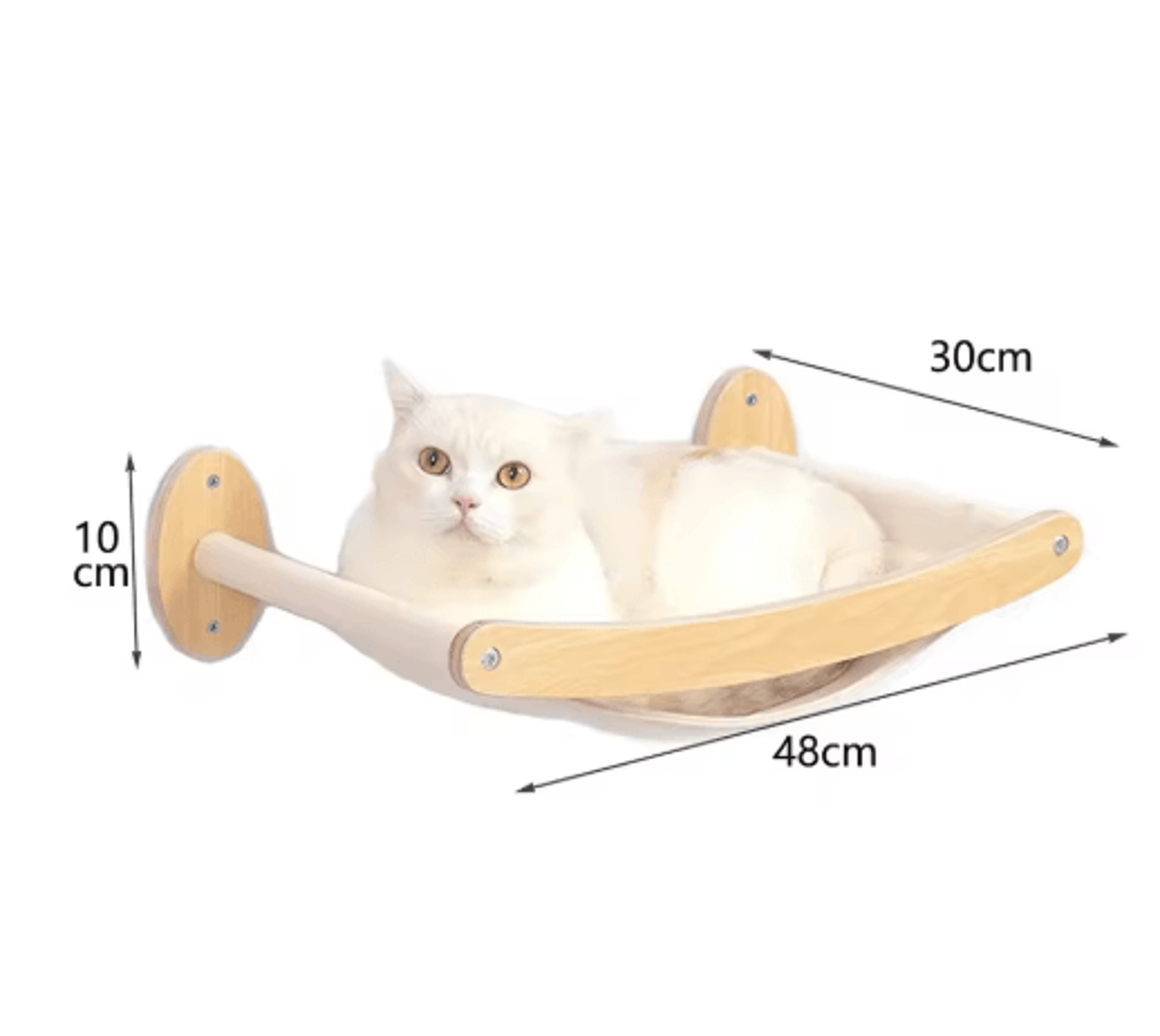 WallMounted Cat Climbing Shelves  Steps  Sisal Scratching Stairway For Cats 2