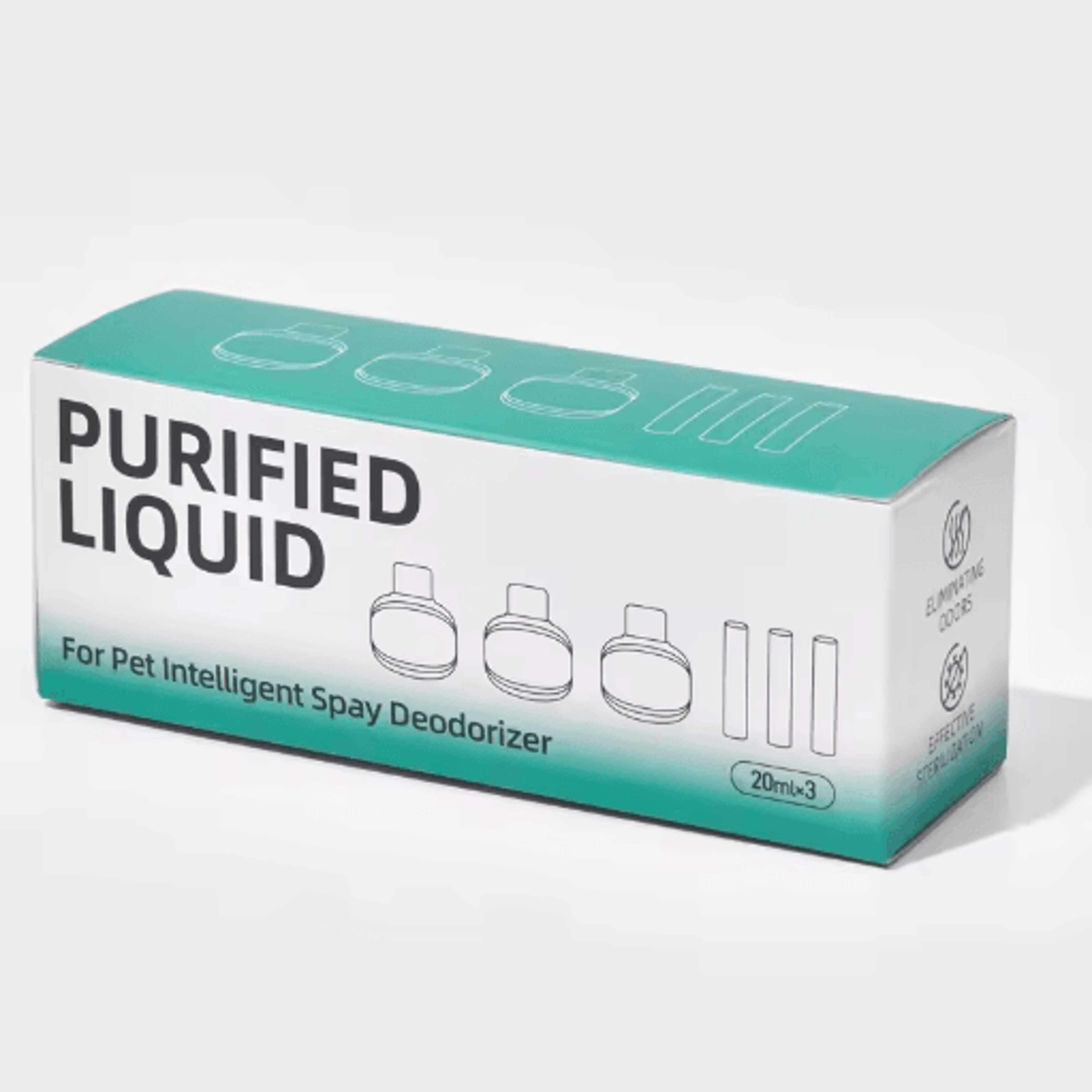 Purification Concentrated Liquid For TONEPIE Automatic Cat Litter Box  SelfCleaning Deodorizing  St 1