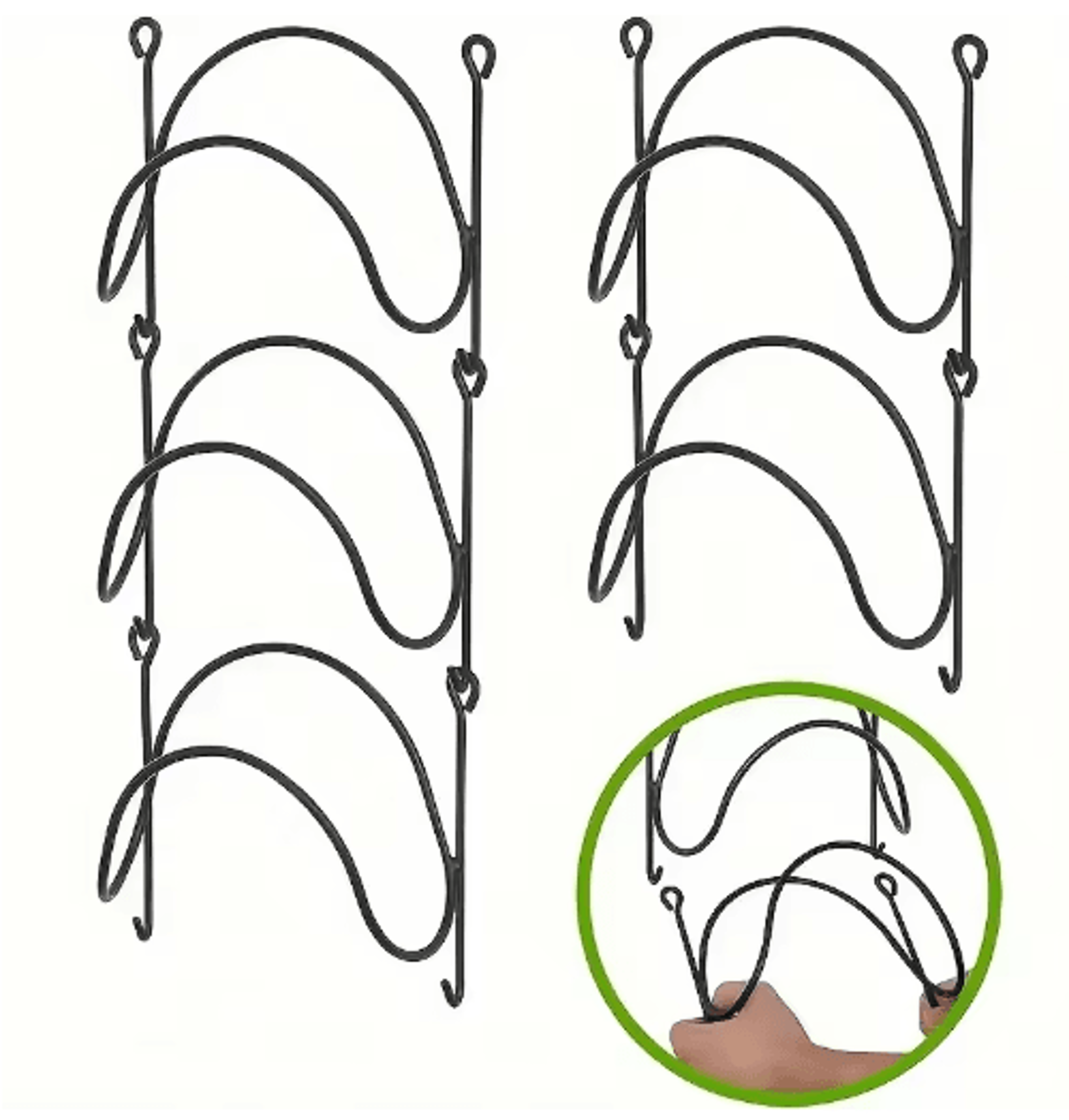WallMounted MultiLayer Towel Rack With Hooks  Storage Shelf 4