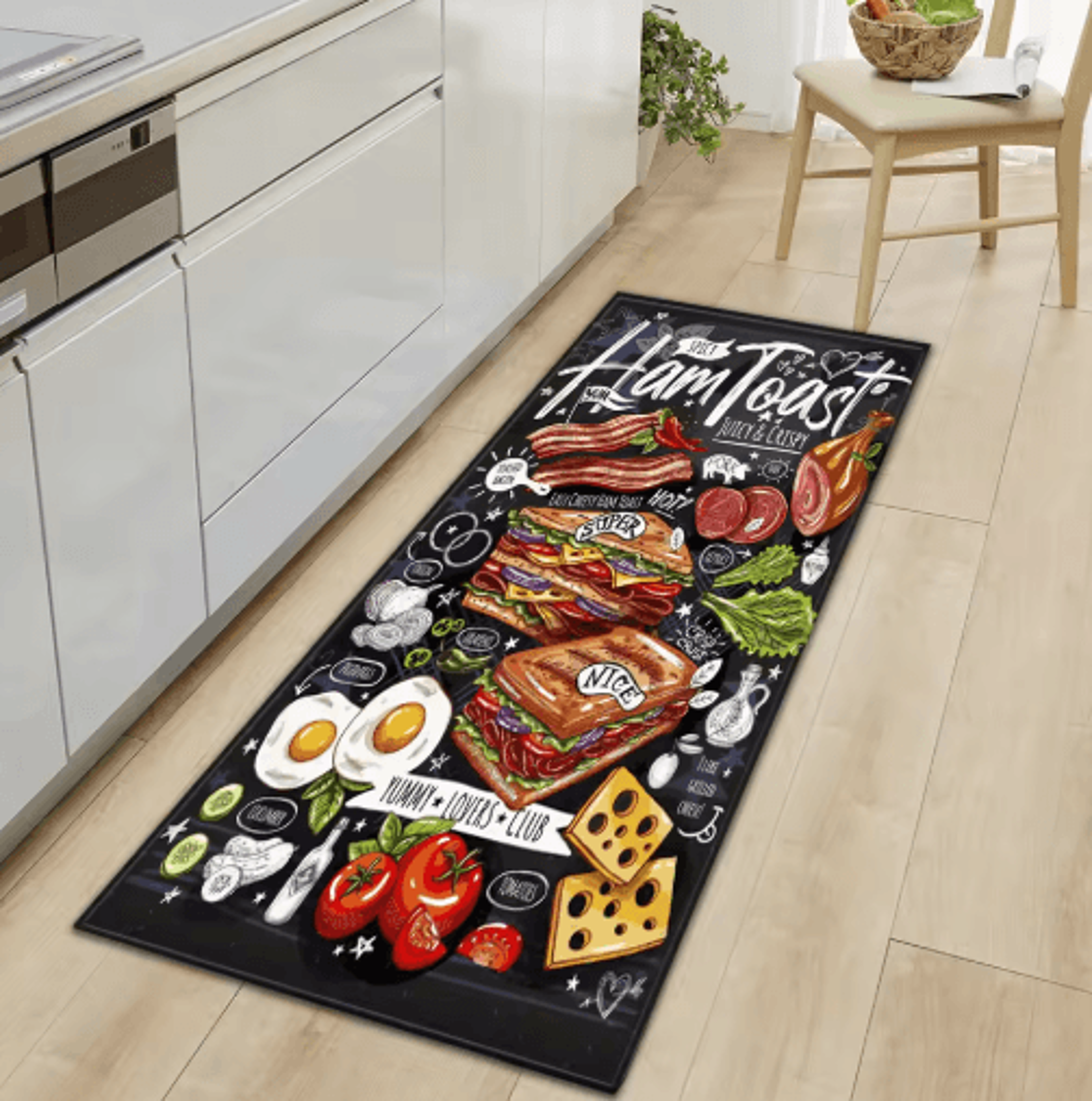 Waterproof NonSlip Kitchen Floor Mat For Home  Entryway 4