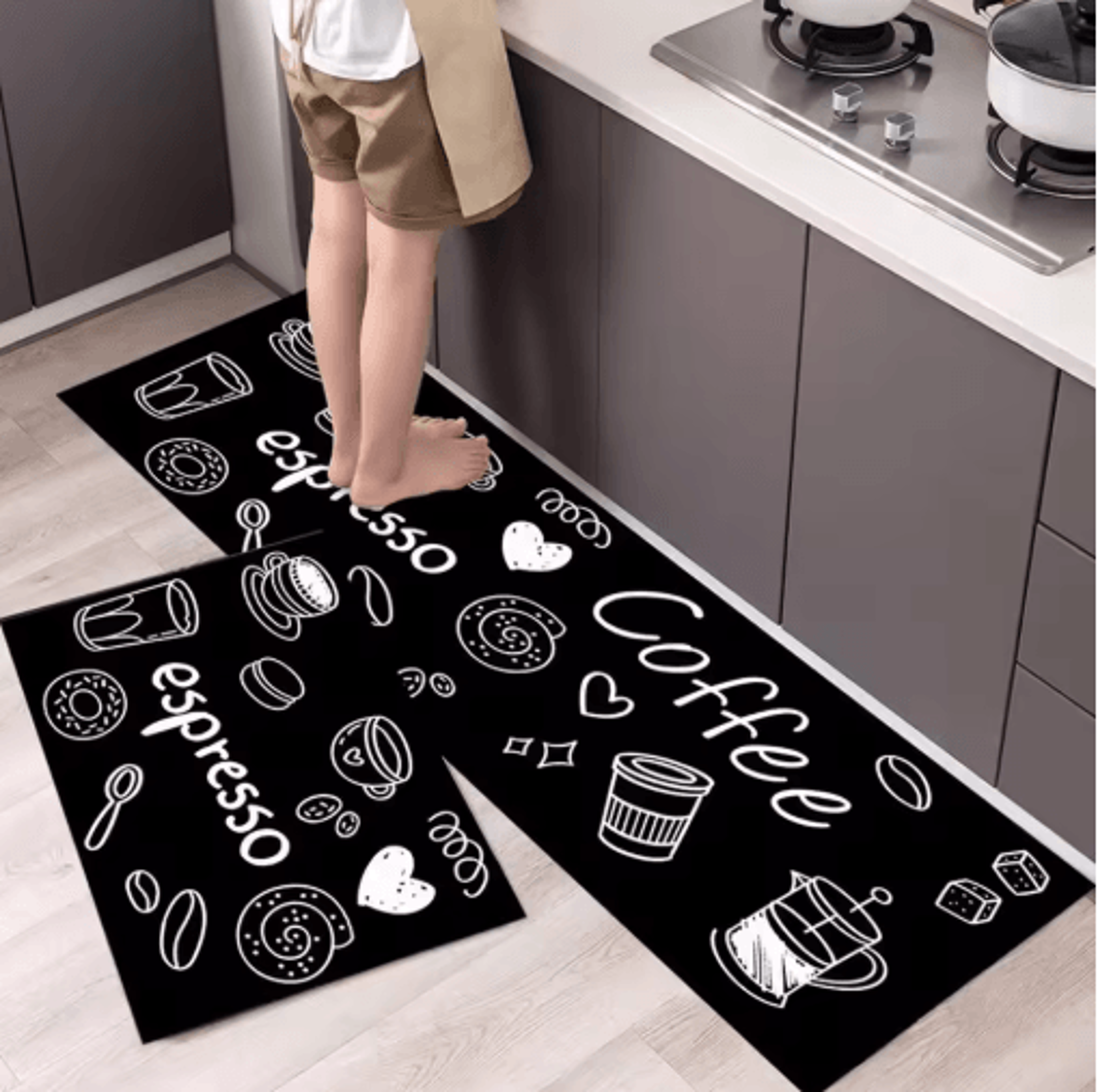 Waterproof NonSlip Kitchen Floor Mat For Home  Entryway 5