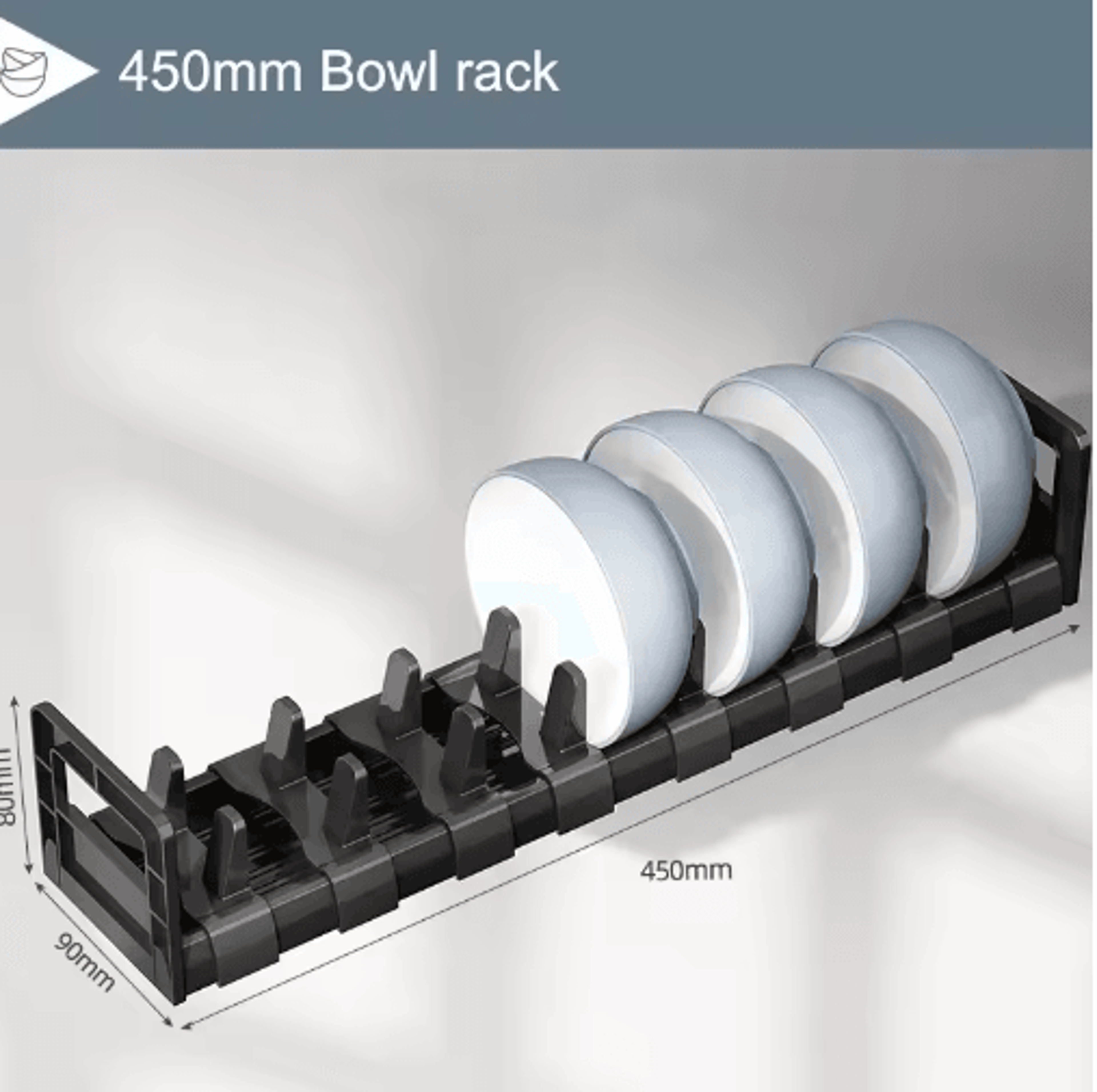 Adjustable Under Cabinet Dish  Bowl Drying Rack For Kitchen Storage 4