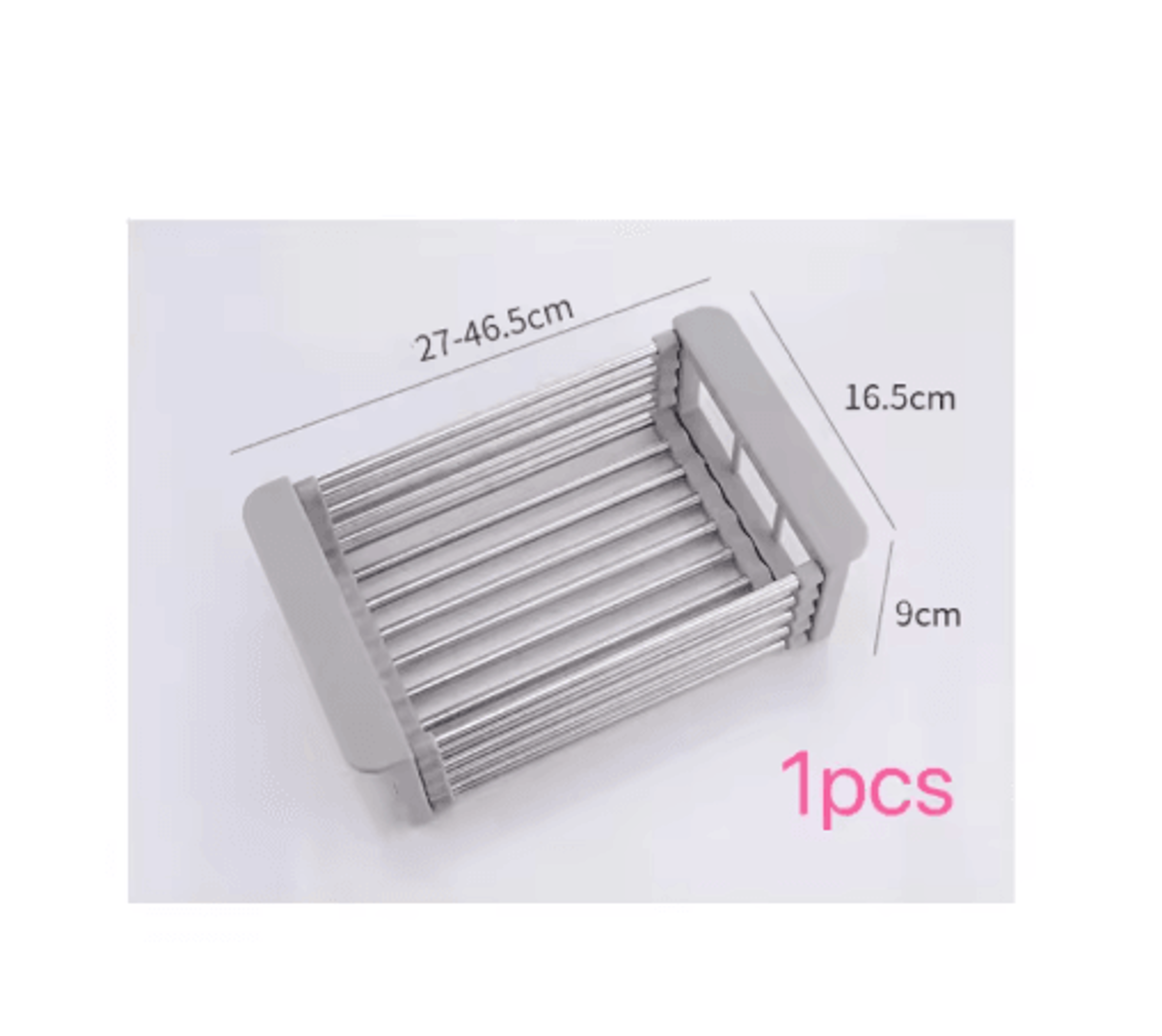 Expandable OverSink Dish Drying Rack For Washing Draining  Food Preparation 2
