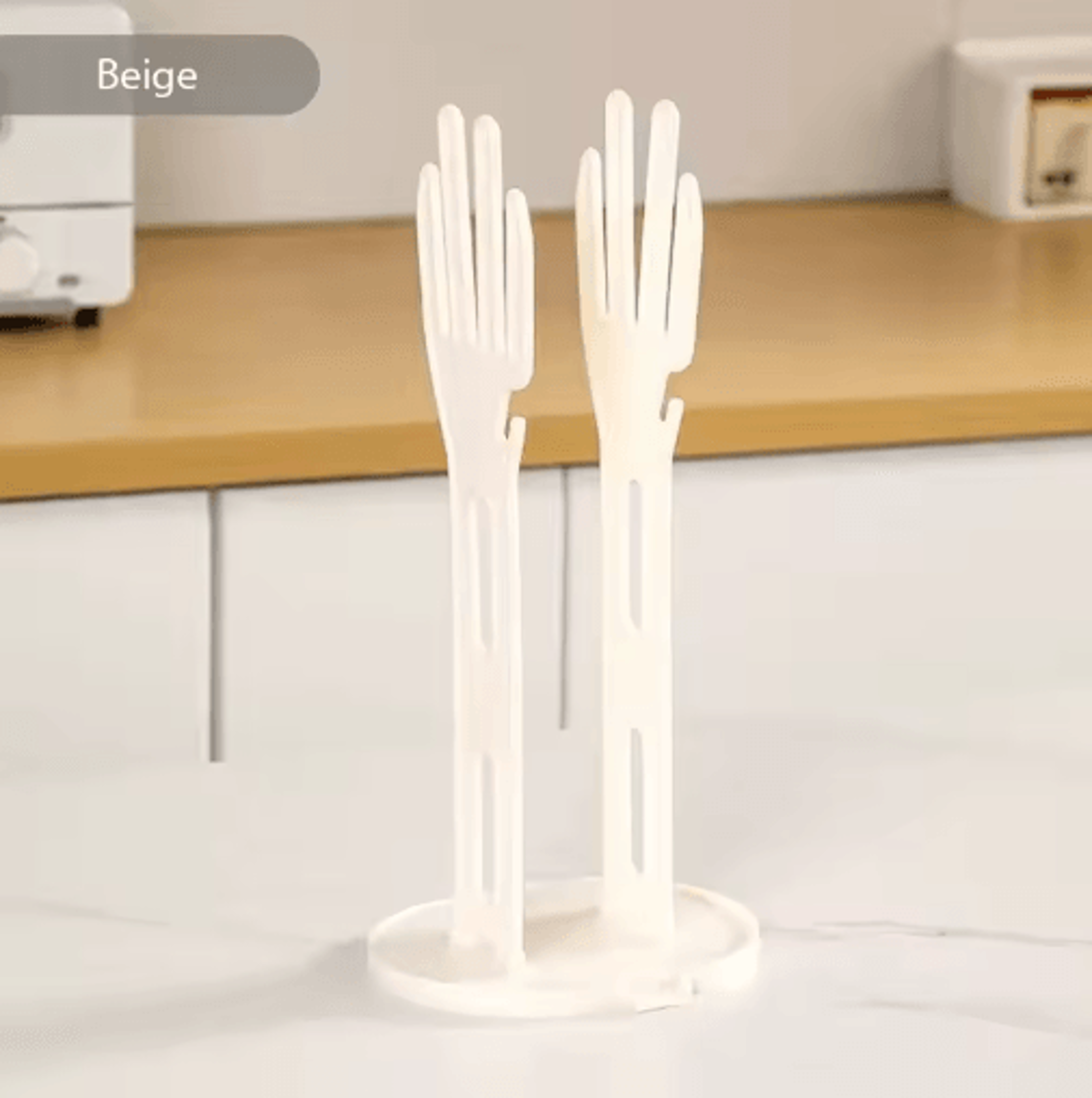 Kitchen Glove Drying Rack With Drainage Base  Towel Storage Organizer 3