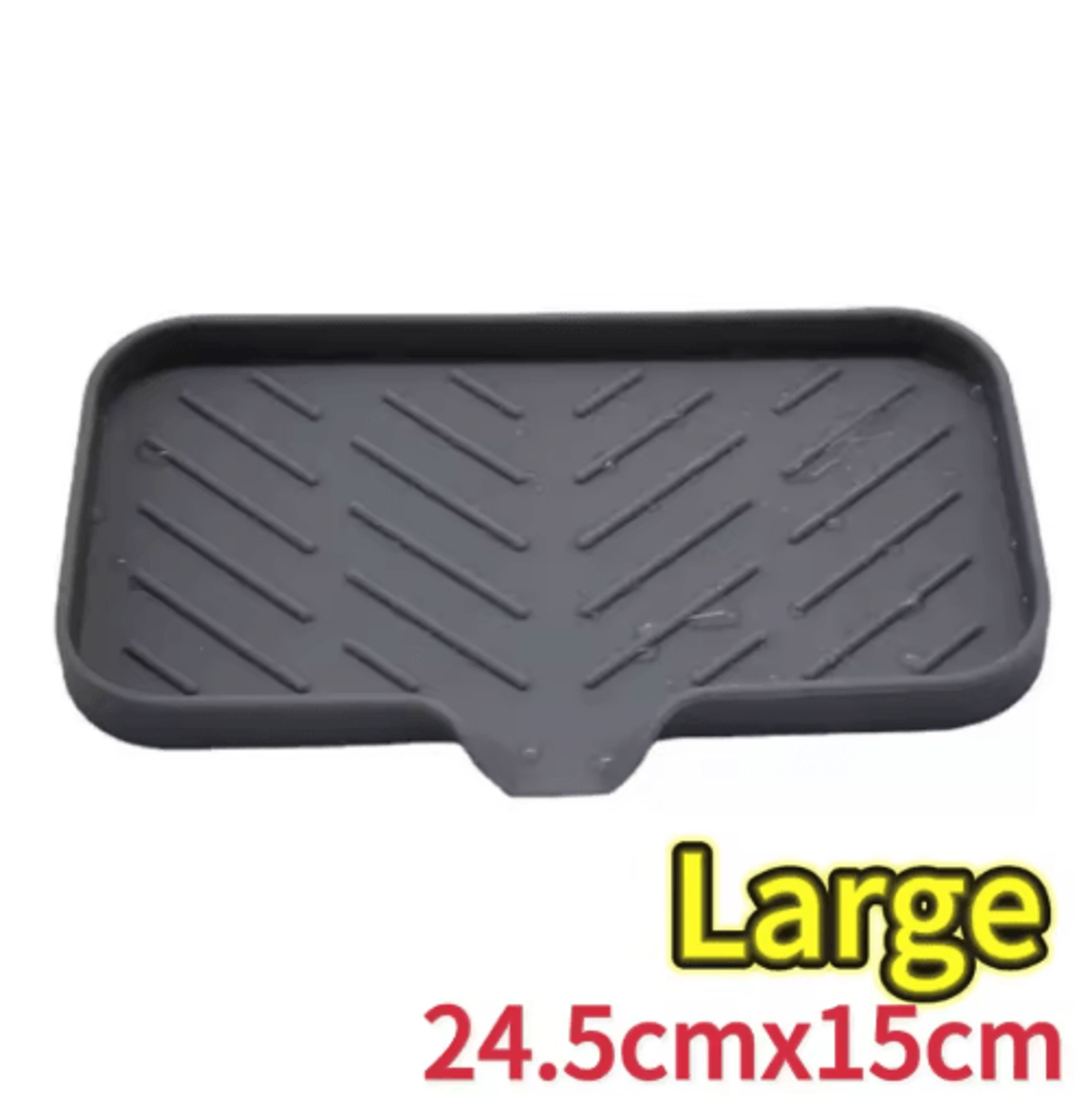 Silicone Sink Tray With Drainage For Soap Sponge  Brush Organization 6