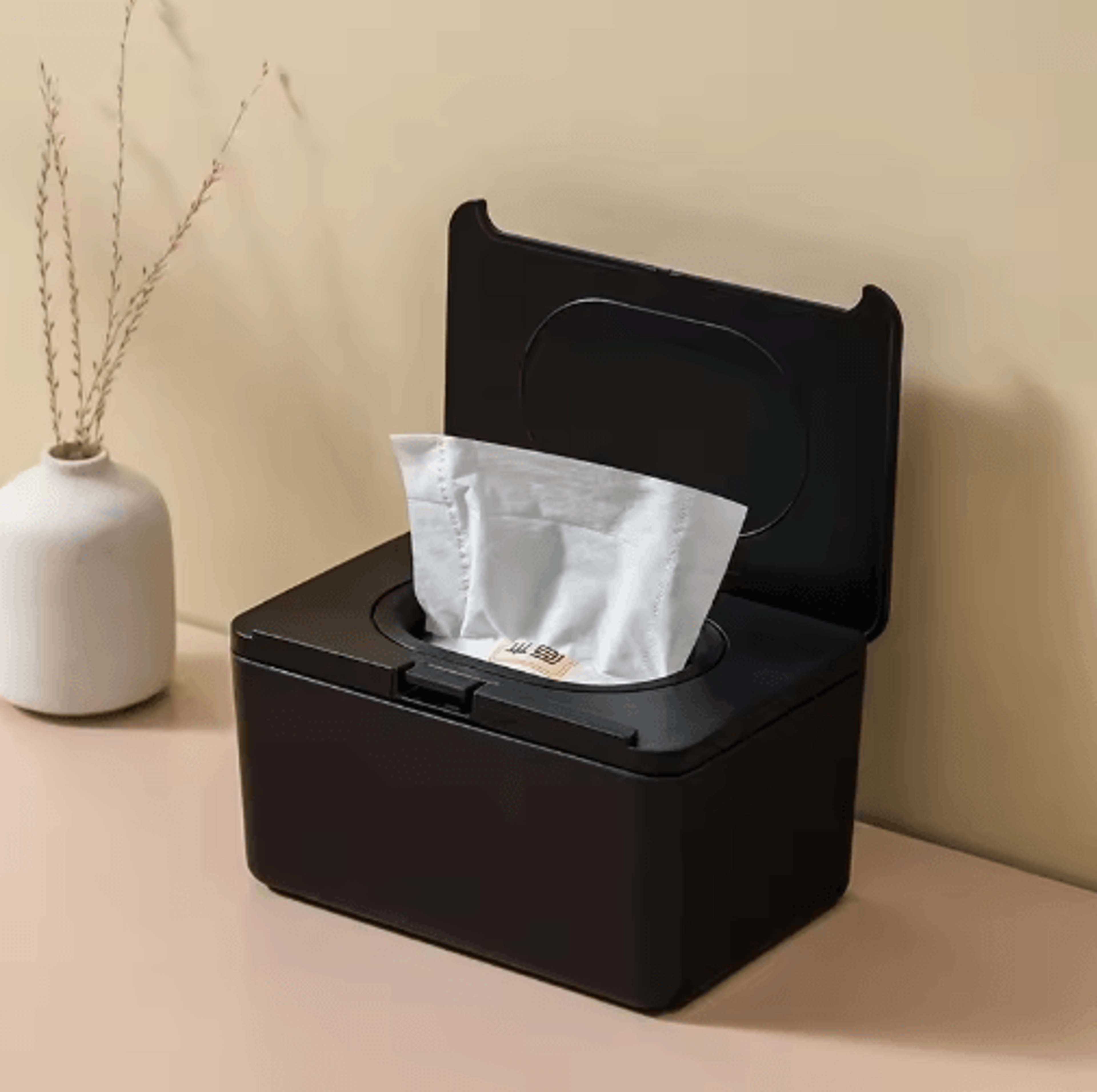 Automatic FlipTop Tissue  Wet Wipes Storage Box For Home And Office 2