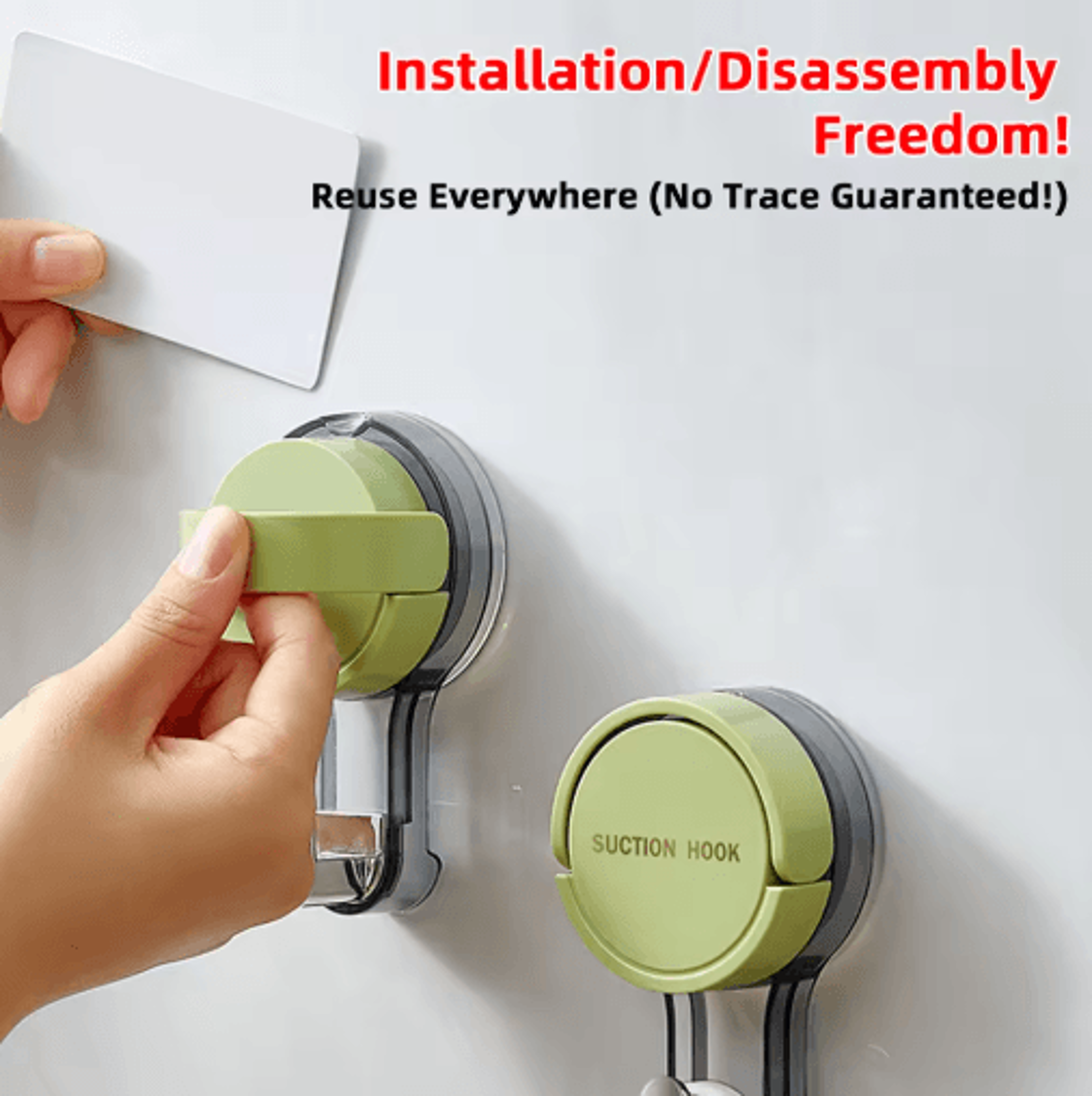 Strong Vacuum Suction Hooks For Bathroom Kitchen  Home Organization 4
