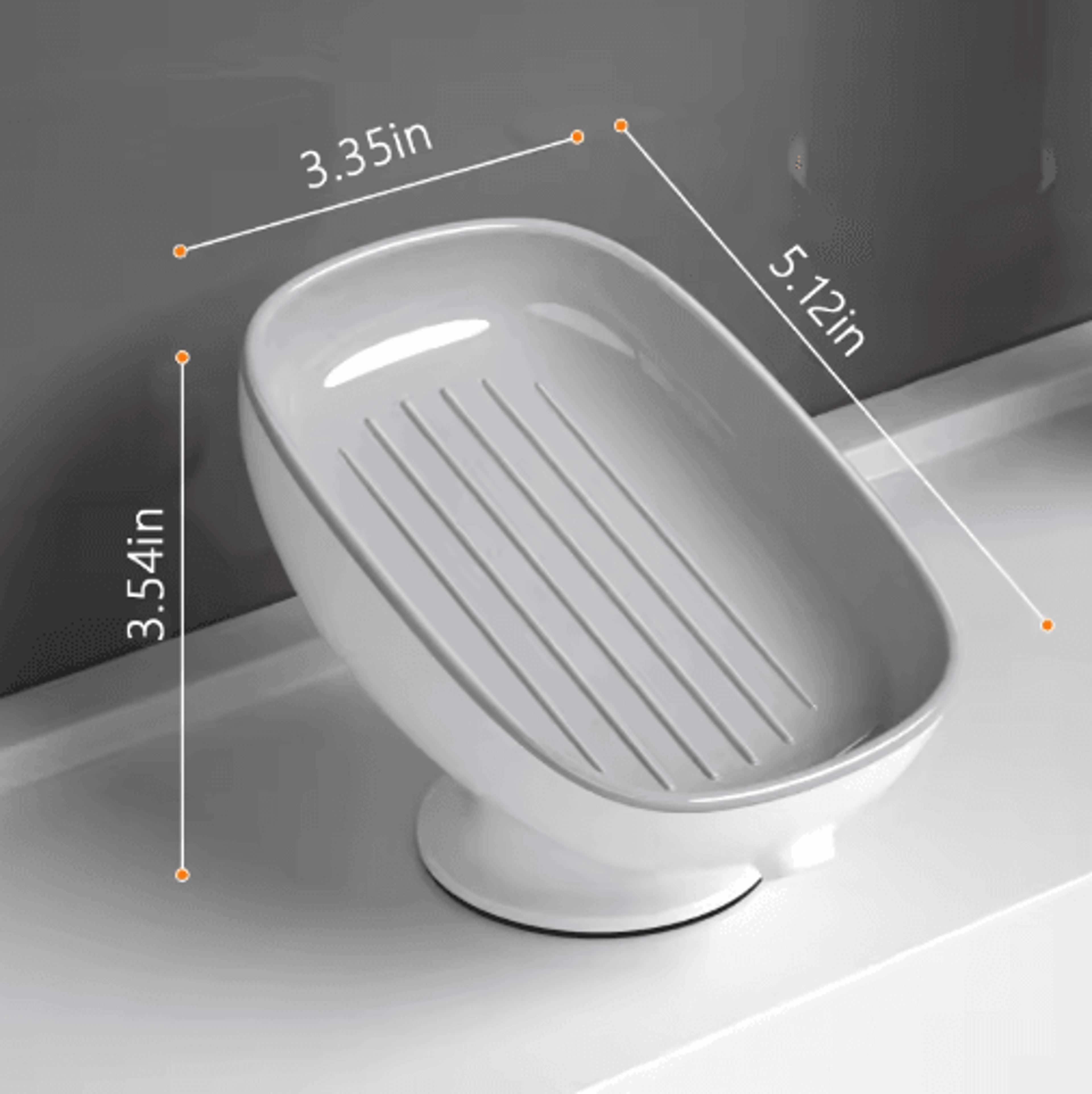 DoubleLayer Soap Holder With Drainage Tray For Kitchen  Bathroom 2