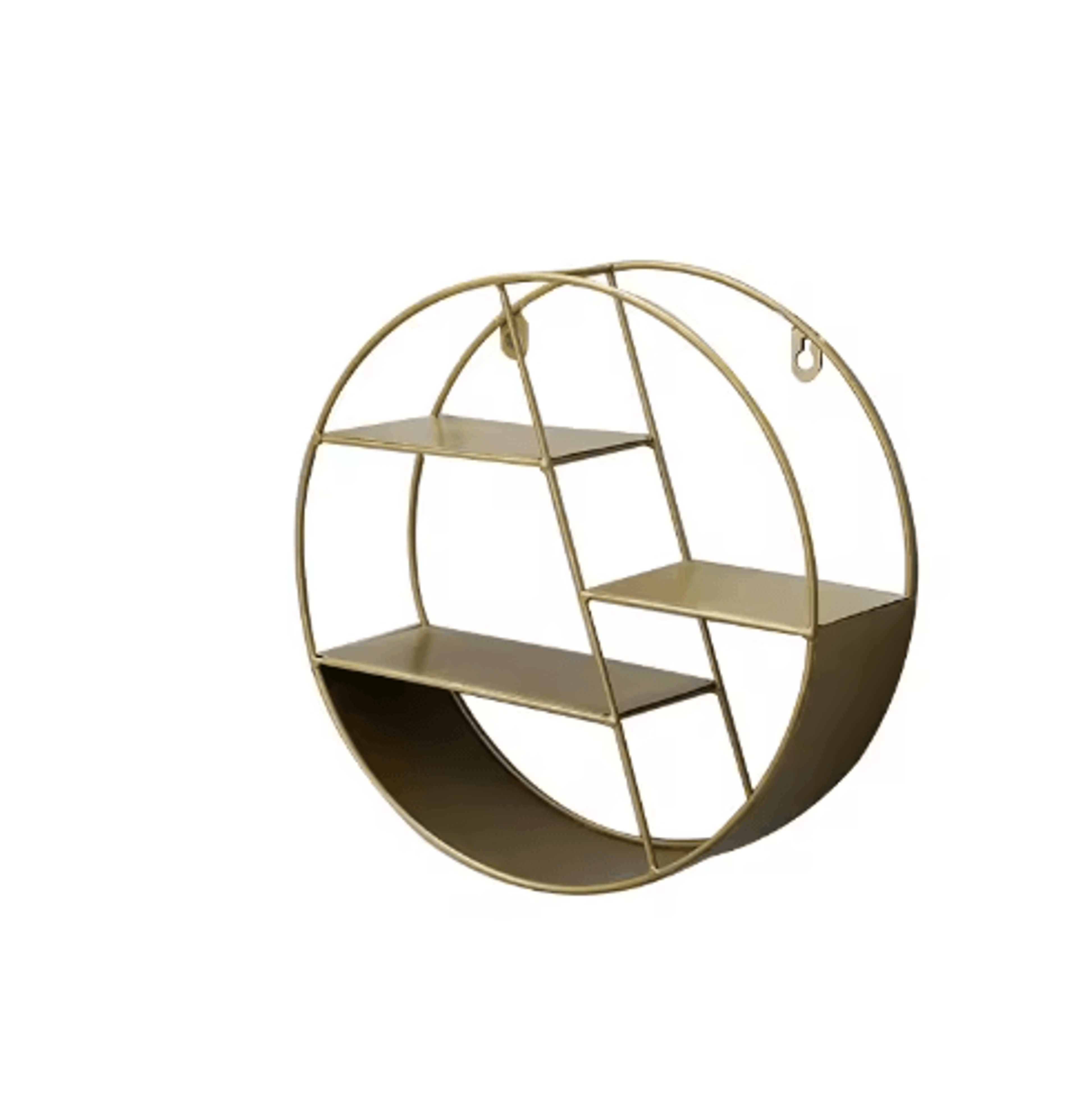 Nordic Round Floating Wall Shelf For Plants  Home Decor 9