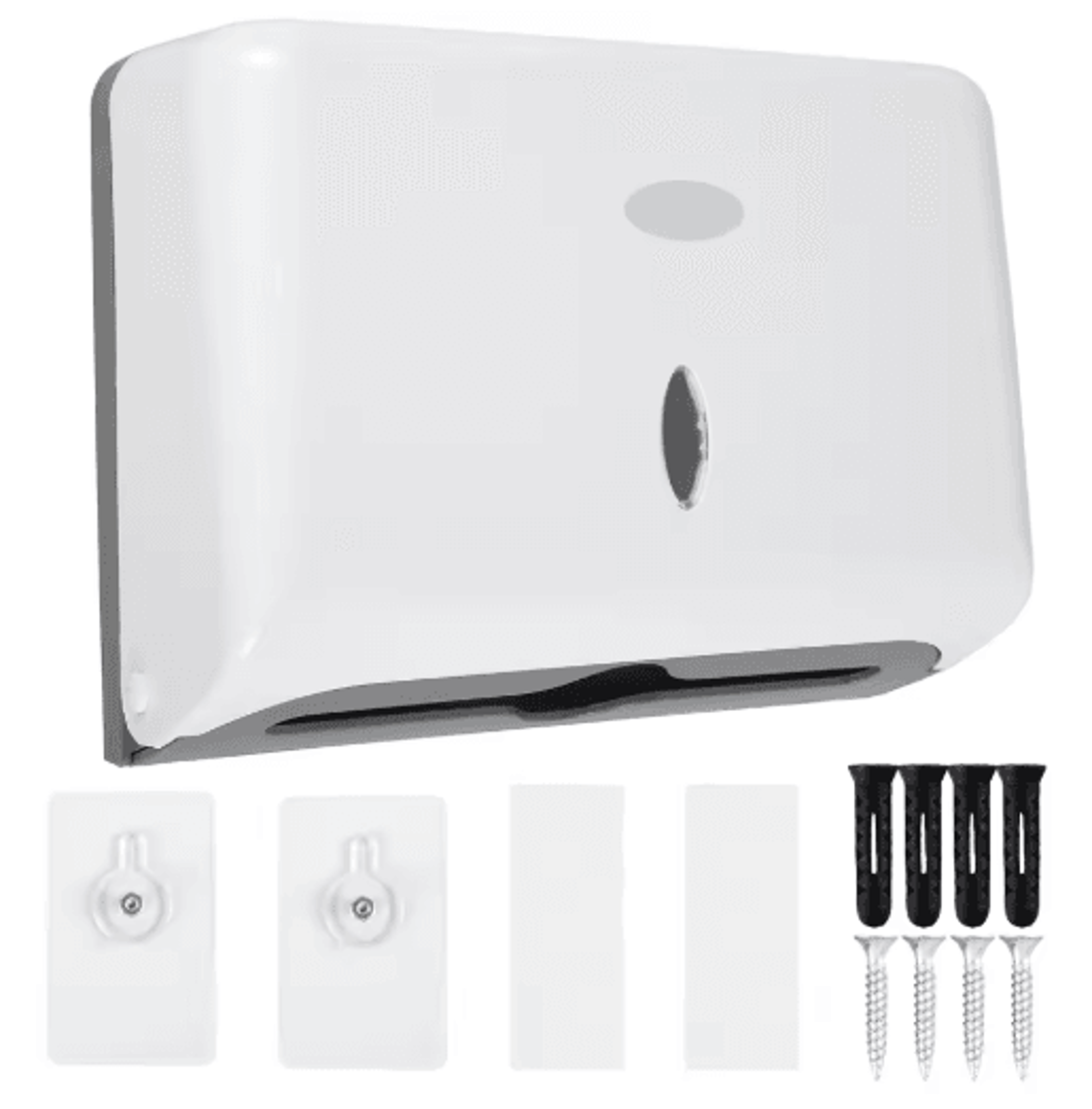 WallMounted Paper Towel Dispenser PunchFree Multifold Tissue Holder 1