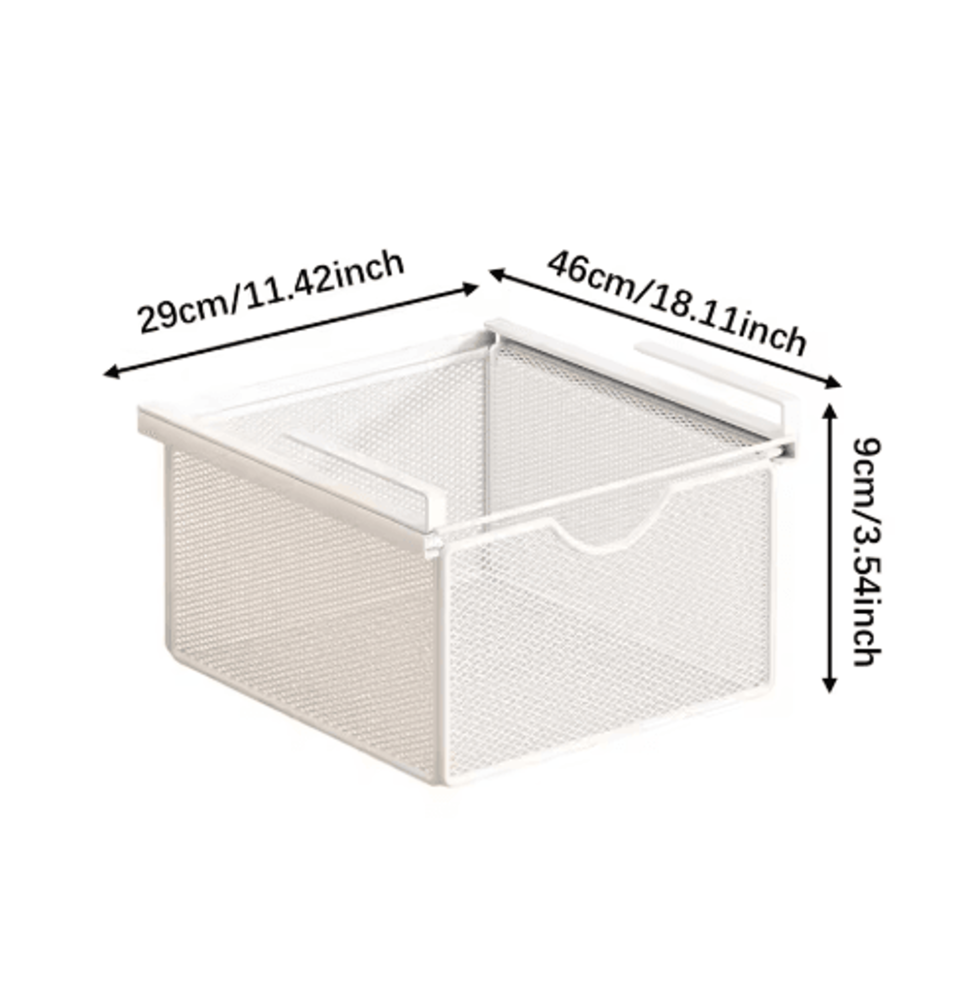 Under Shelf Storage Basket  Hanging Cabinet Organizer For Kitchen Closet  Pantry 1