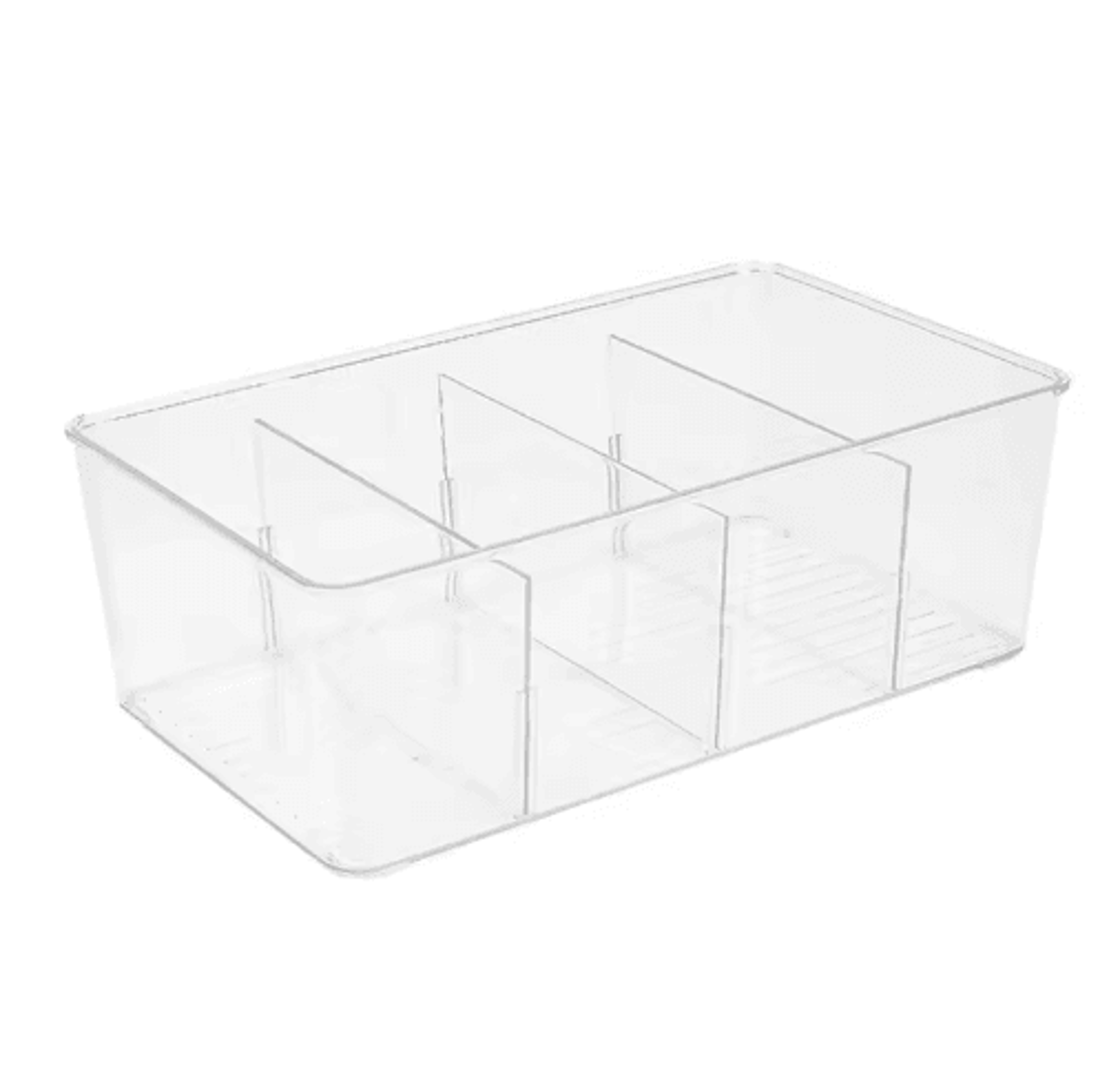 Acrylic Transparent Tea Bag Storage Box With Lid  MultiCompartment Tea Bag Organizer  Coffee Condim 3