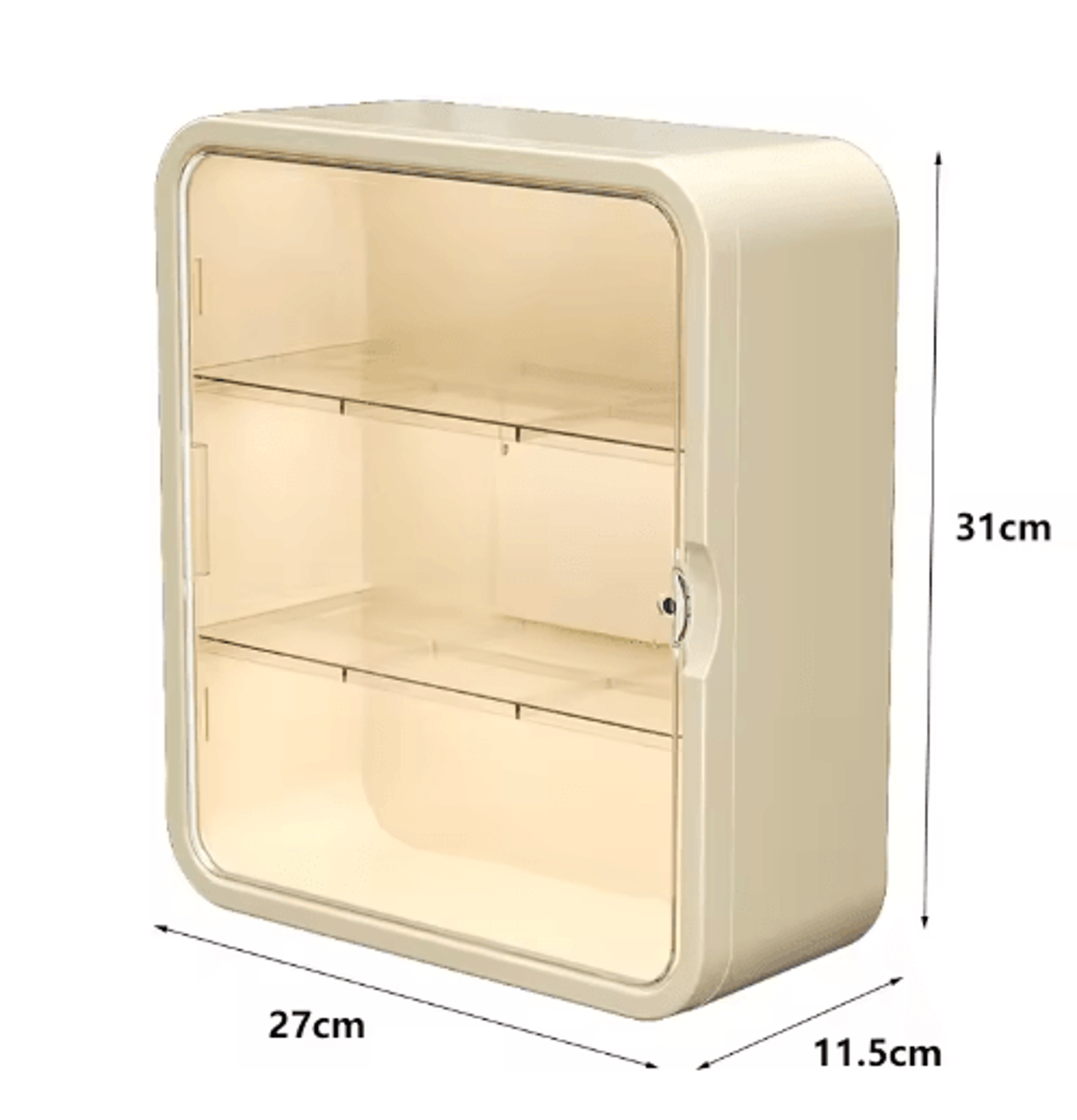 NoDrill Wall Mounted Medicine Cabinet  MultiLayer Storage Organizer For Bathroom Kitchen  Home 3