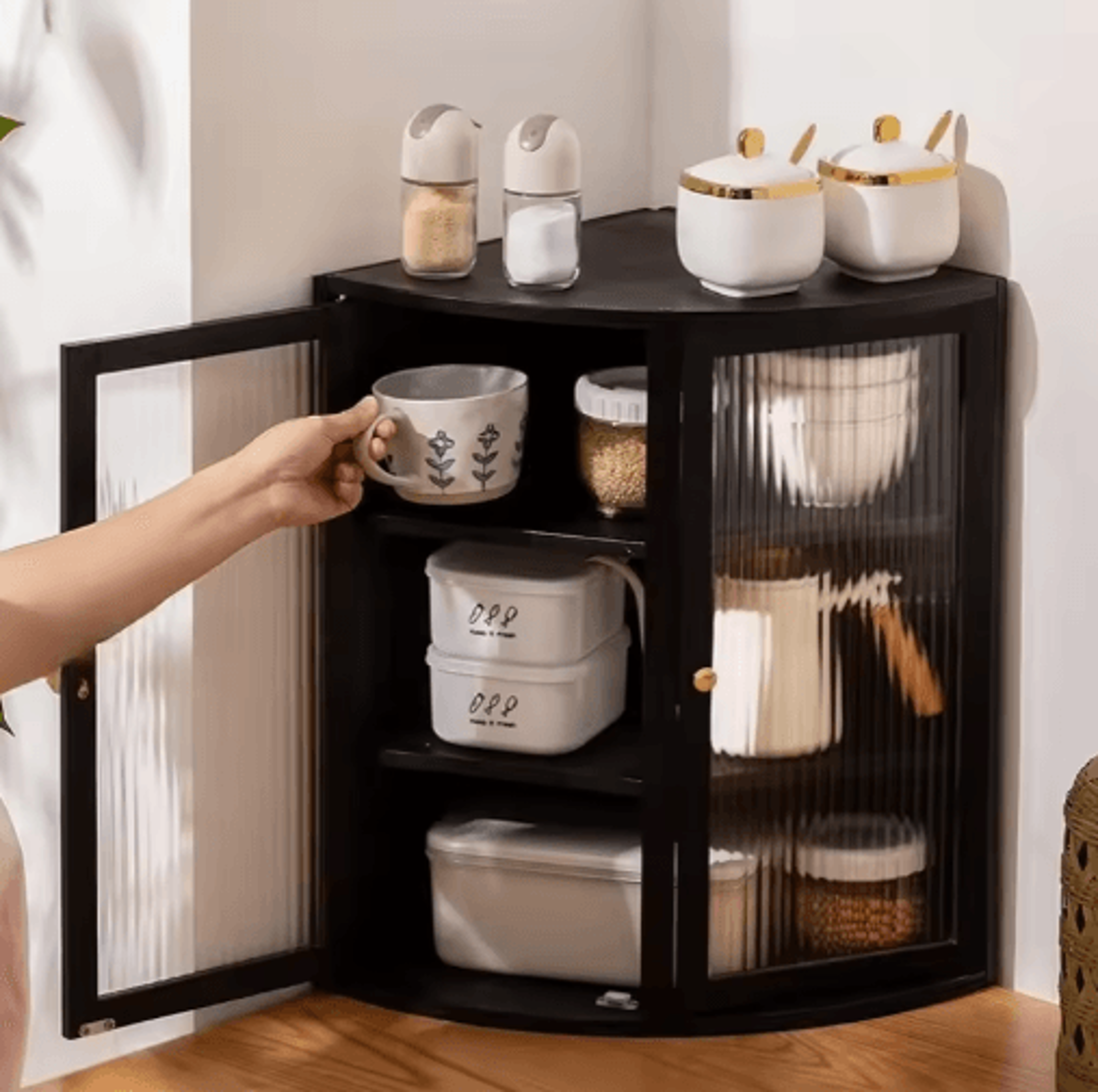 MultiLevel Kitchen Spice Rack  Countertop Storage Shelf  Seasoning Organizer 8
