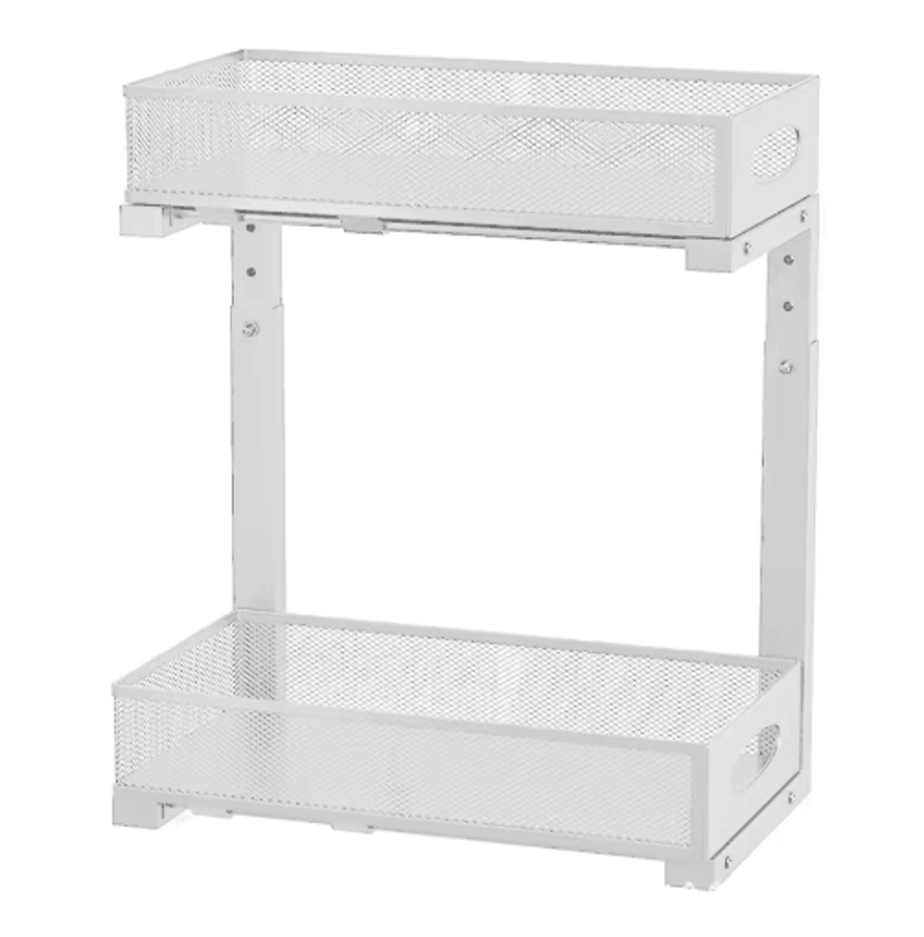 2Tier Adjustable Under Sink Organizer Pull Out Sliding Drawer Storage For Kitchen  Bathroom Cabinet 2