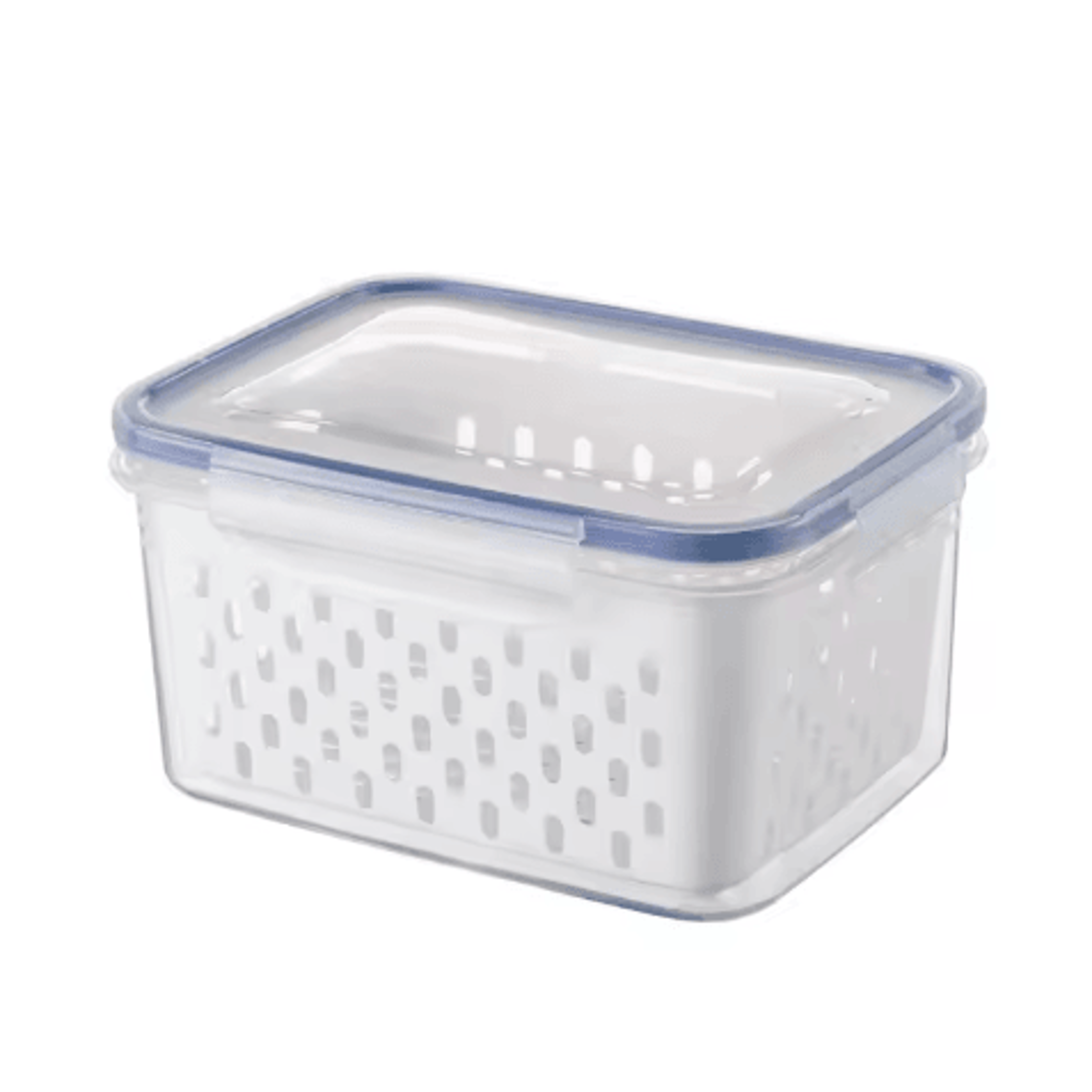Fruit Storage Container For Fridge With Removable Colander  Airtight Produce Keeper  Fresh Food Org 1