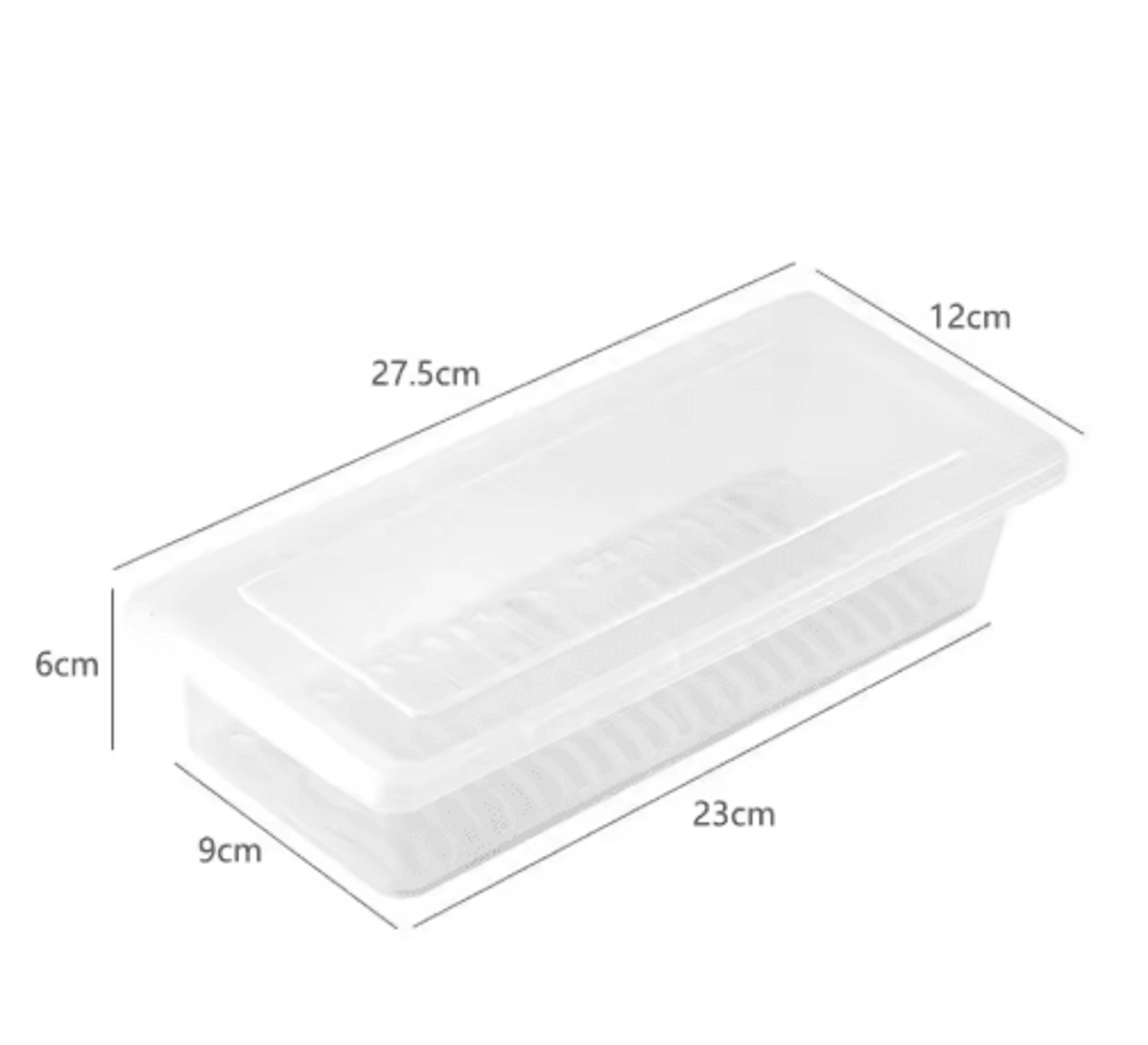 Multifunction Transparent Food Storage Container With Lid  Drain Tray  Airtight Refrigerator Organi 3