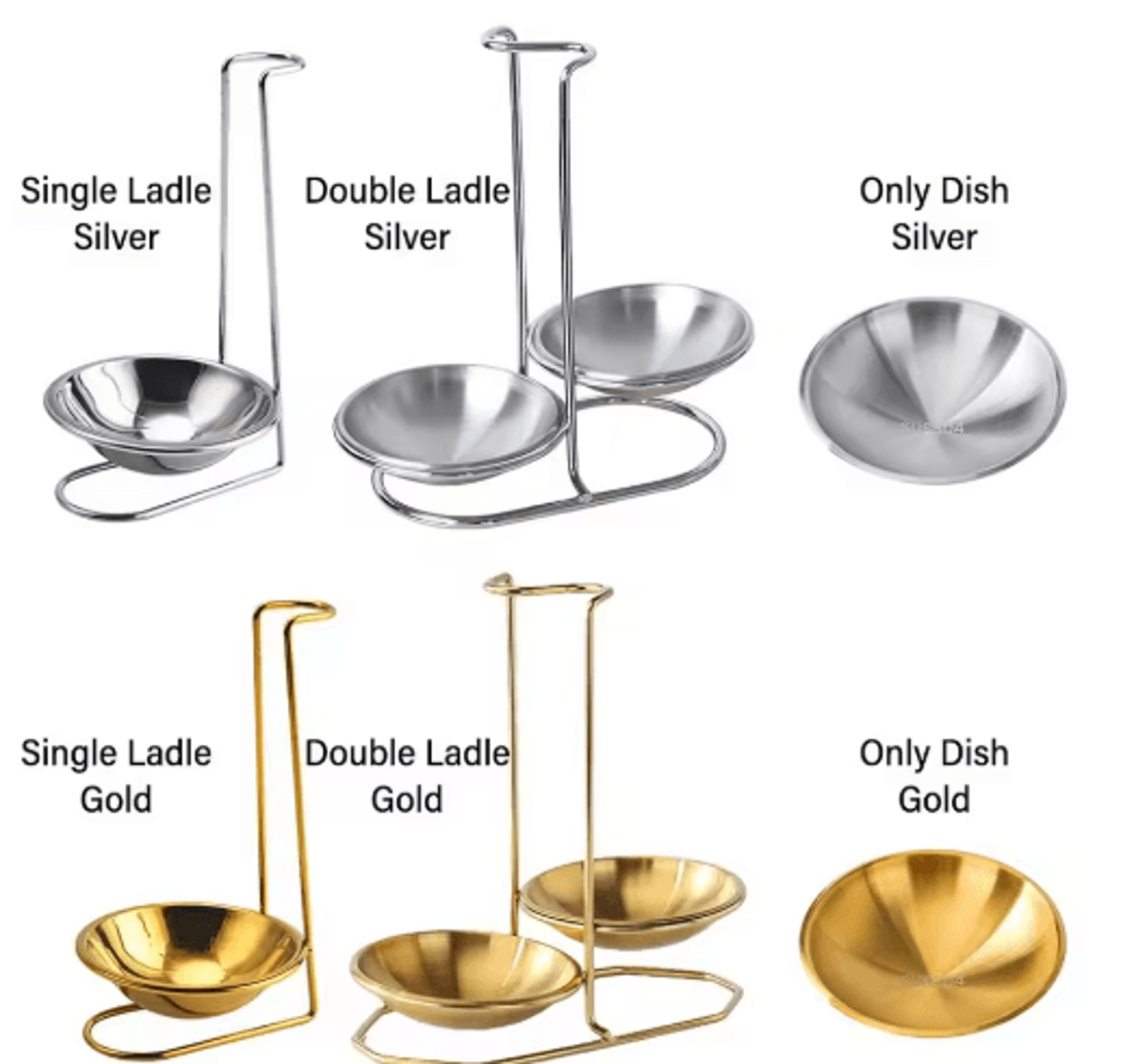 Vertical Ladle  Spoon Rest Stand  SingleDouble Kitchen Utensil Holder For Countertops 7