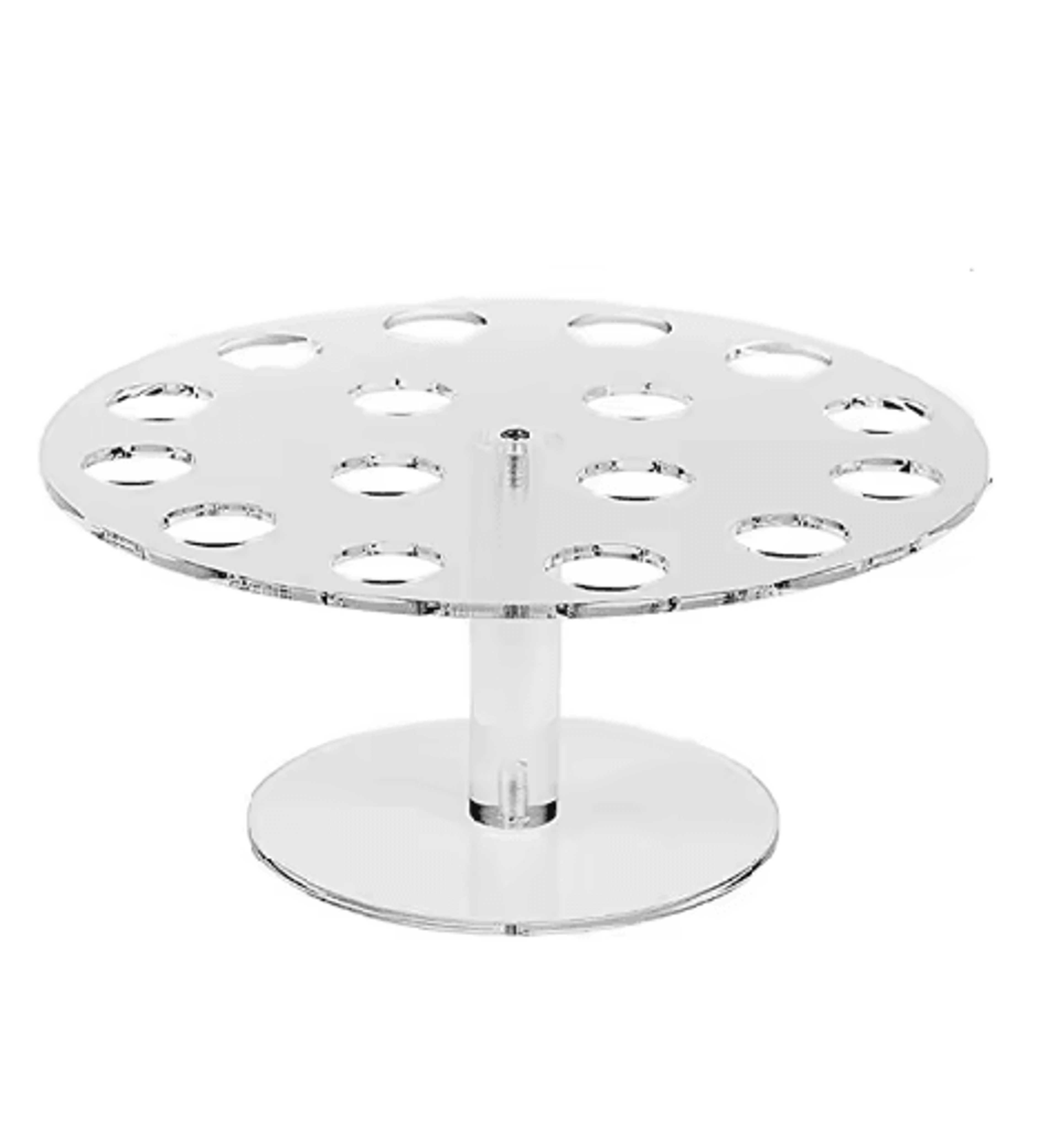 Acrylic Ice Cream Cone Stand Transparent Dessert Display Rack With 4616 Holes For Parties  Events 1