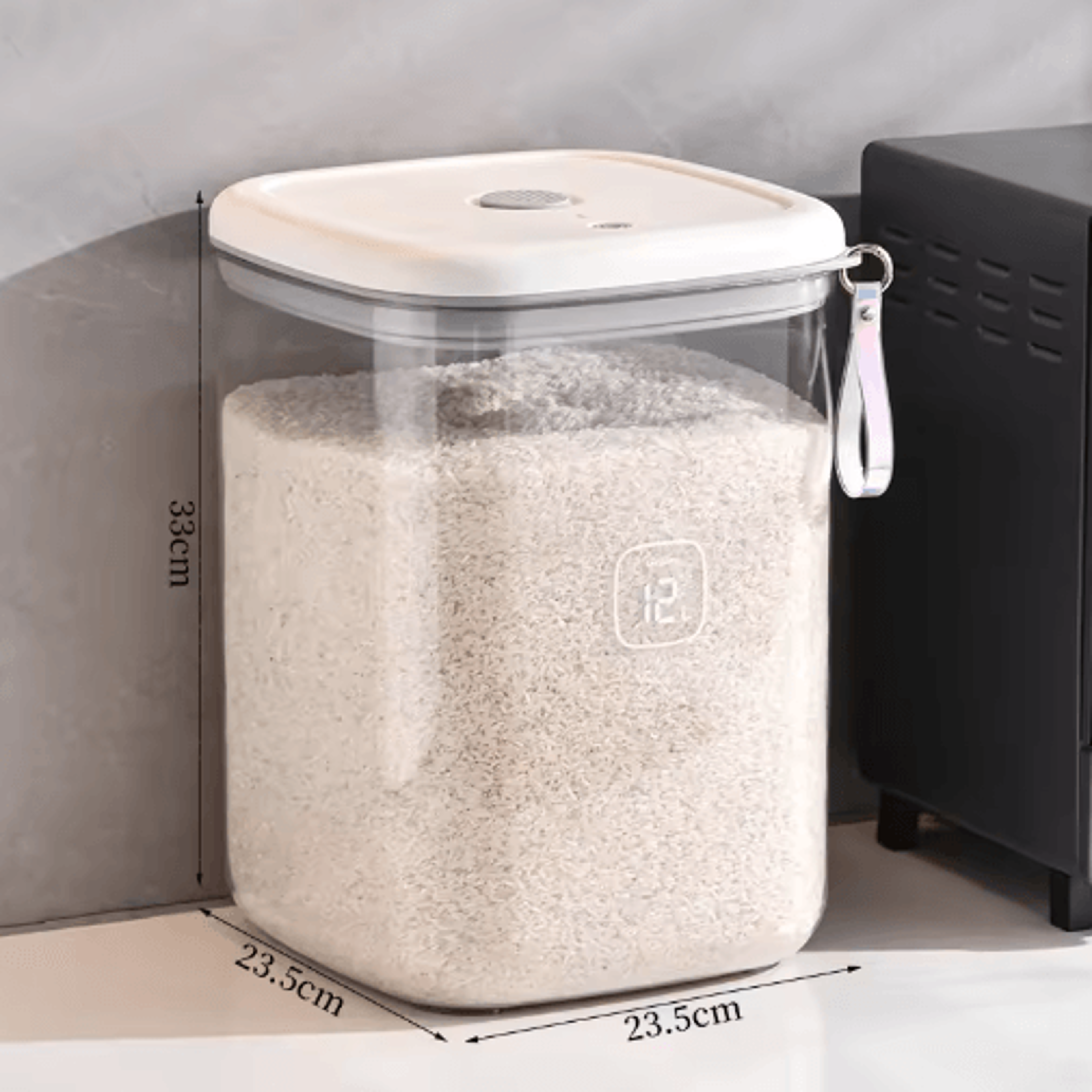 Large Capacity Airtight Rice Storage Container  MoistureProof Grain Storage Bin With Dustproof Lid 1