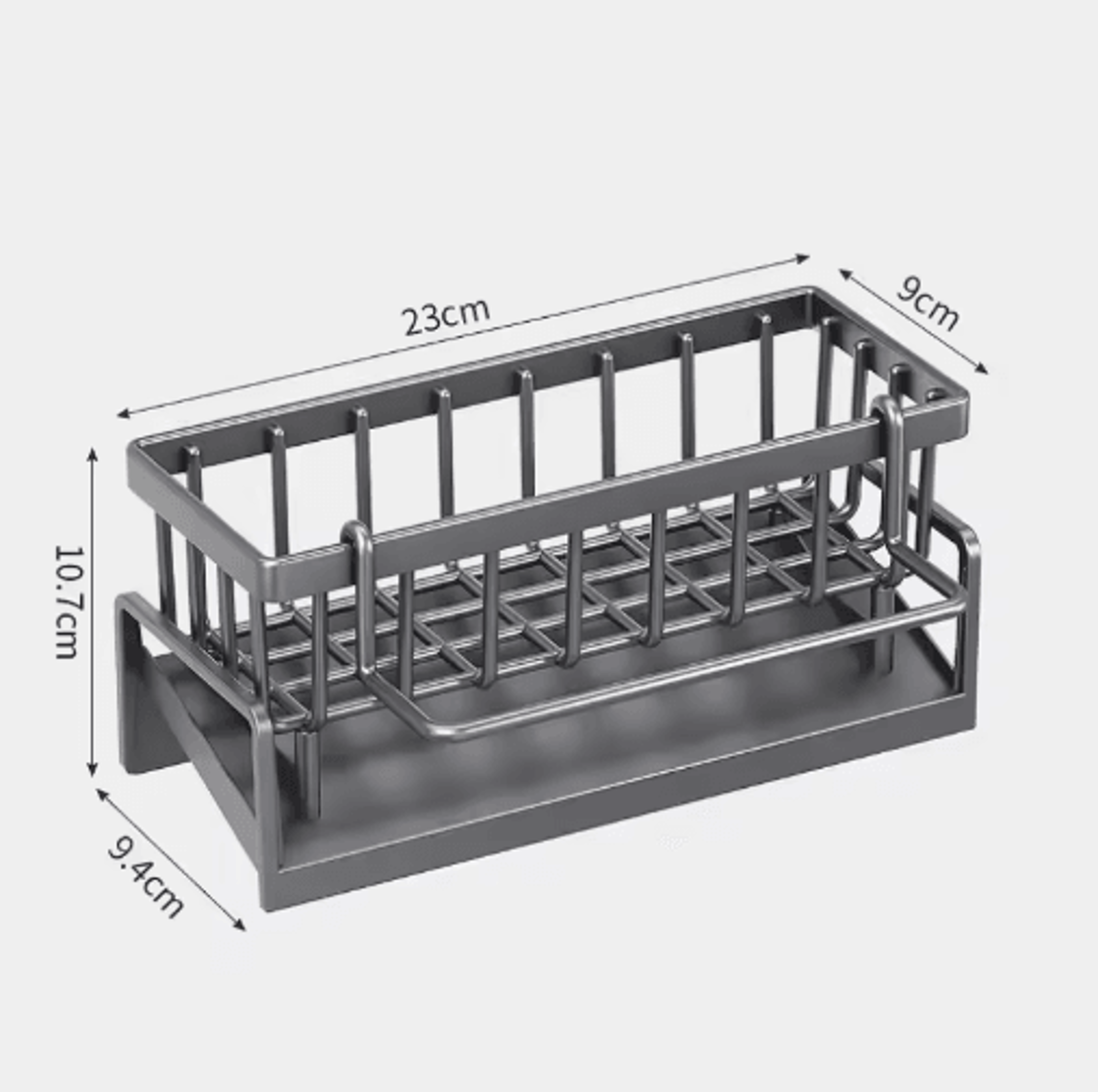 NoDrill Kitchen Sink Caddy Organizer Faucet Drainage Shelf For Sponges Rags  Kitchen Accessories 8