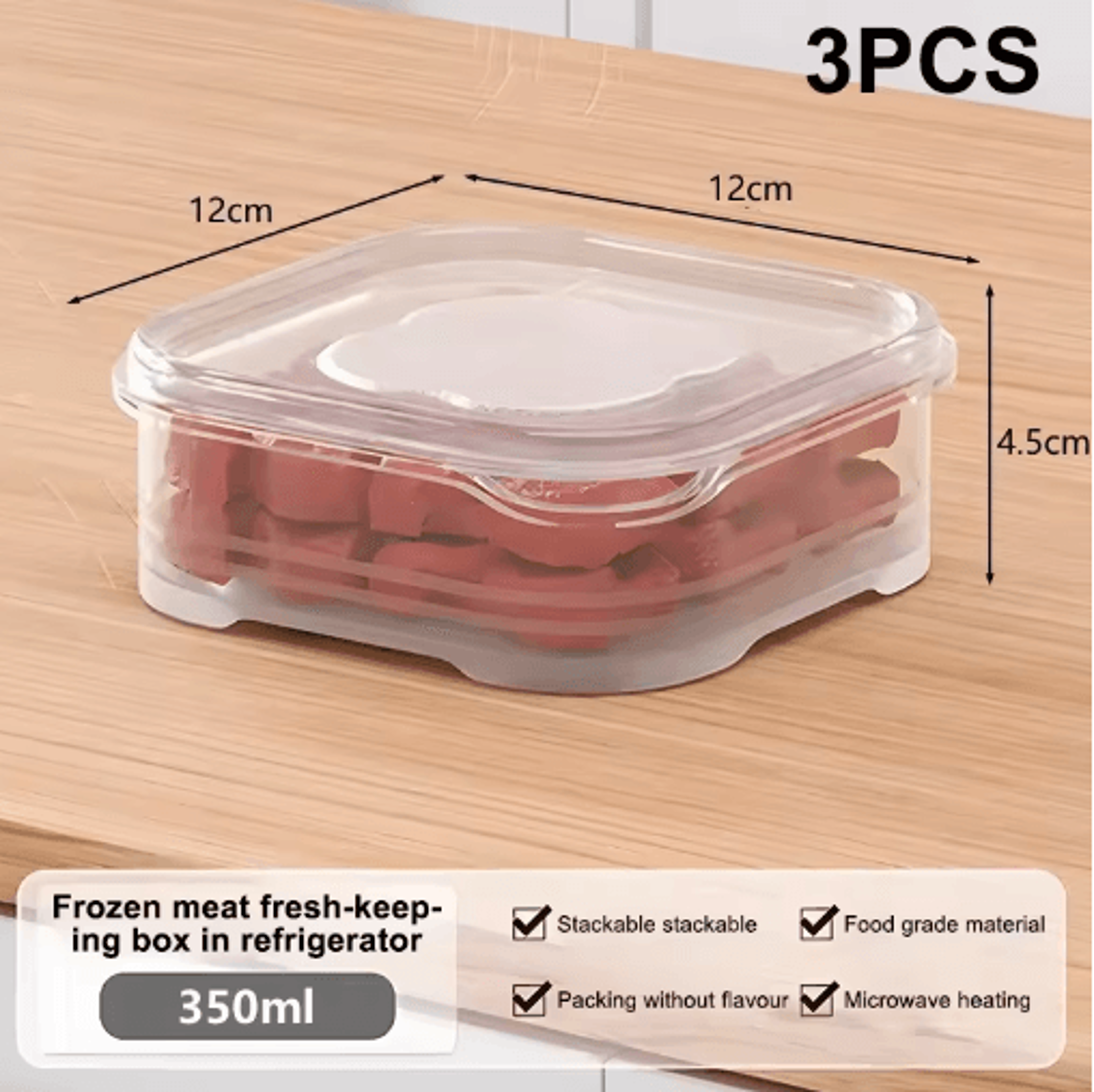 FoodGrade Freezer Storage Containers Sealed Meat Storage Boxes For Refrigerator Organization 1 To10 4