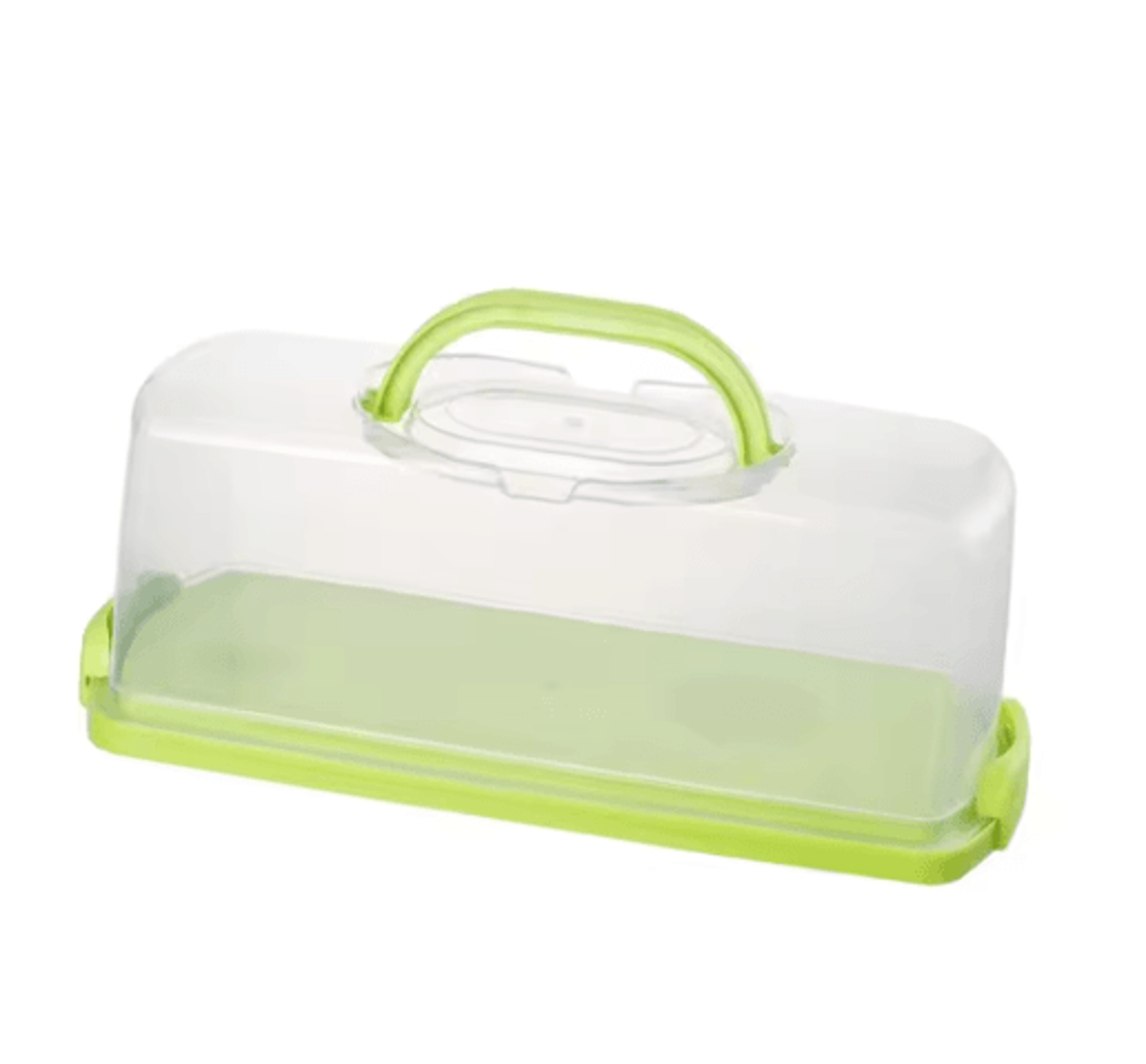 Plastic Cake Carrier With Foldable Handle  Cake Storage Container With Serving Tray  Secure Lid 1