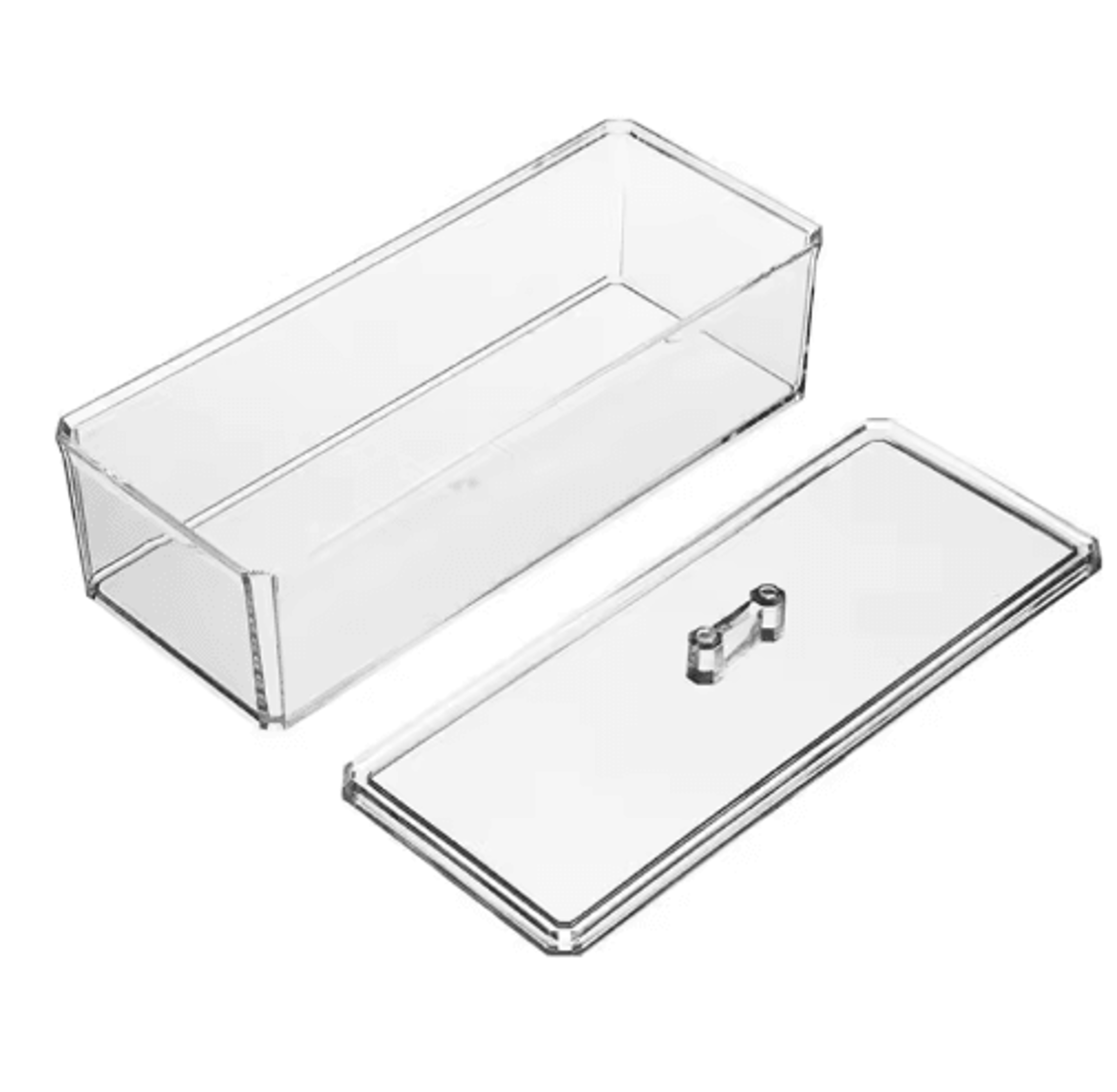 Acrylic Tea Bag Organizer With Drawer  Coffee Capsule Holder  Sealed Kitchen Storage Container 3