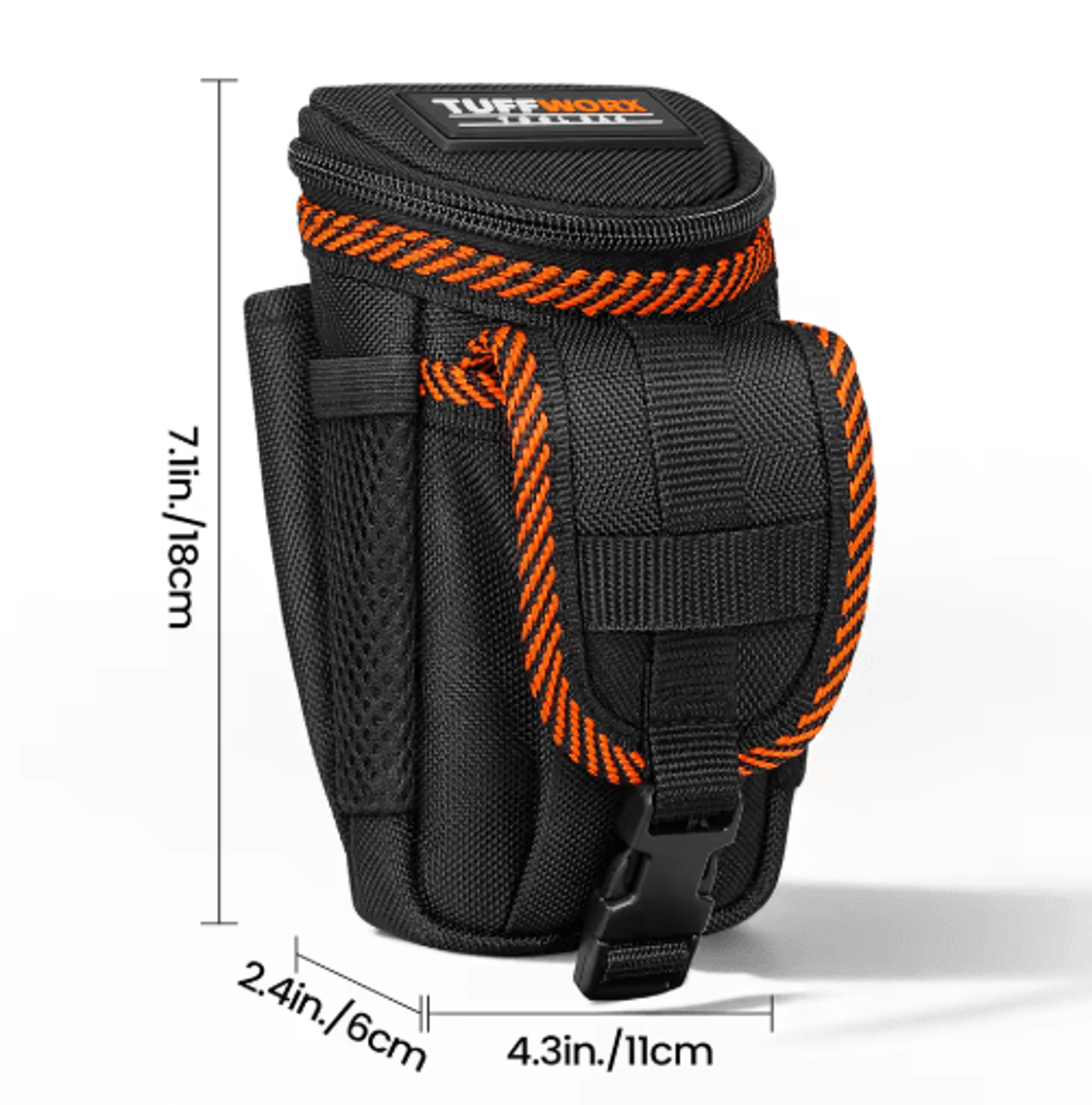 Small Tool Belt Pouch With Belt Clip  Compact Electrician Tool Organizer For Everyday Carry 1