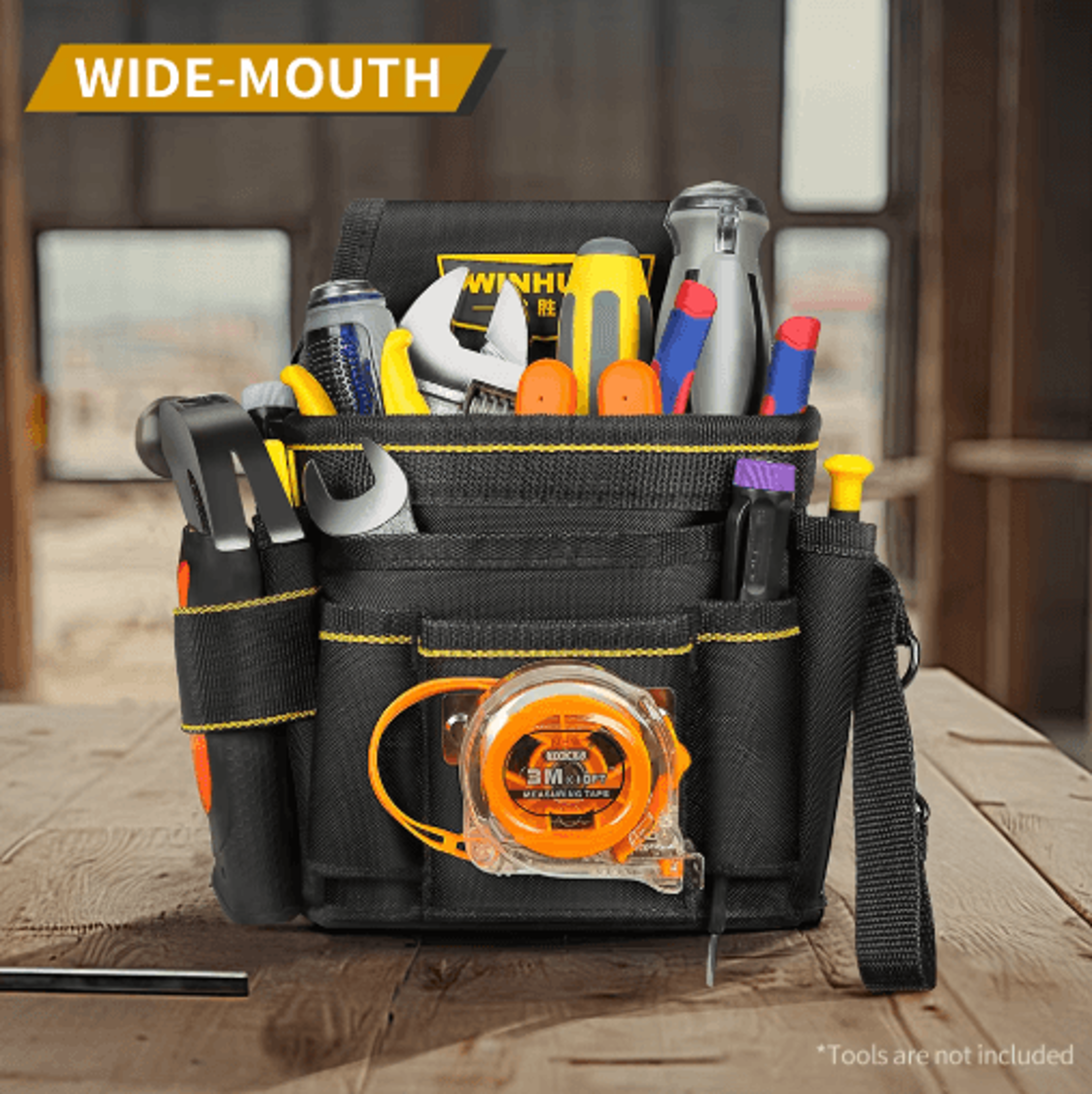 Electrician Tool Waist Bag  Durable Multifunctional Tool Belt Pouch For Portable Tool Organization 5