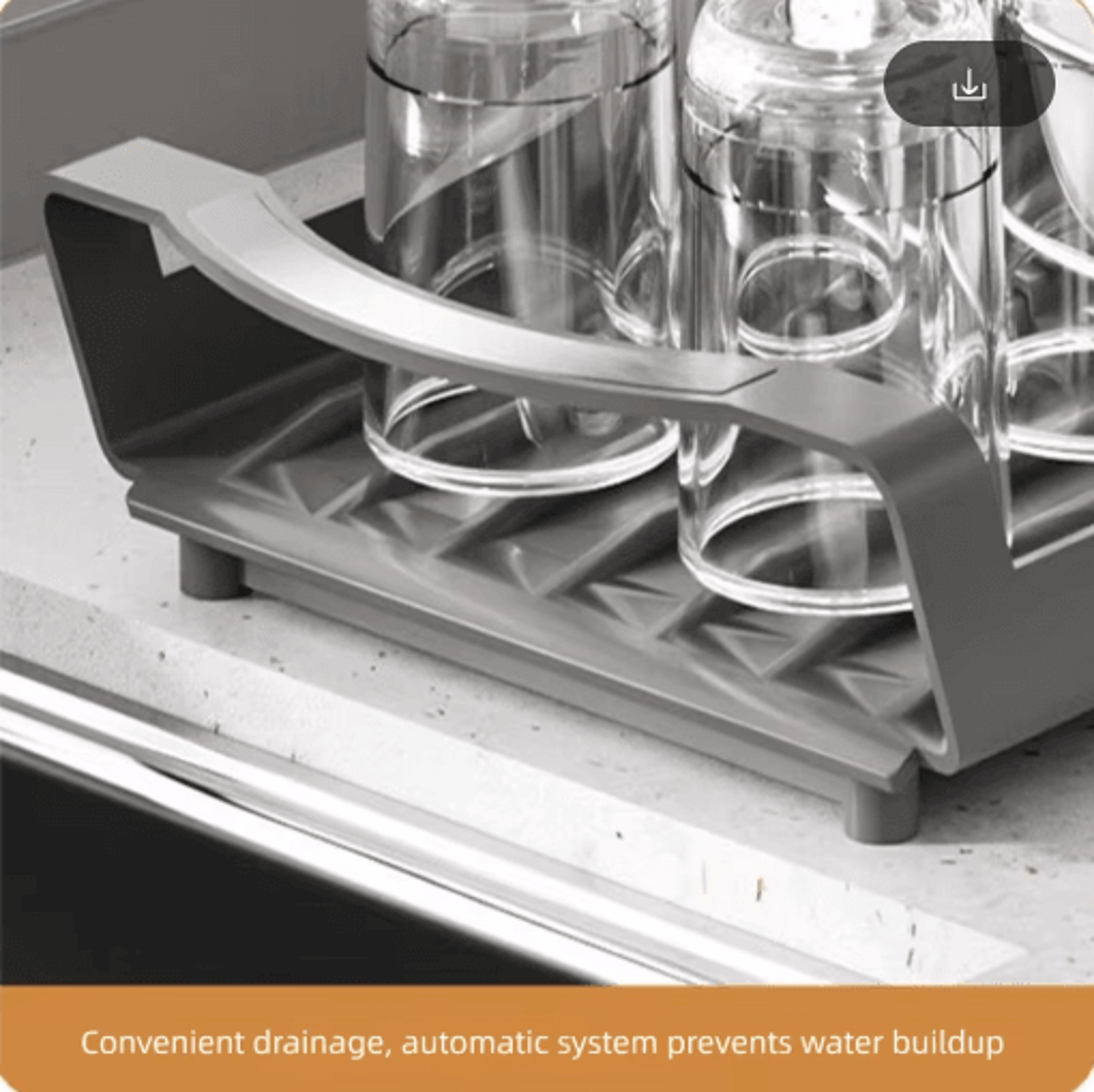 Extendable Dish Drying Rack  Large Capacity Dish Drainer With Utensil Storage Holder 5