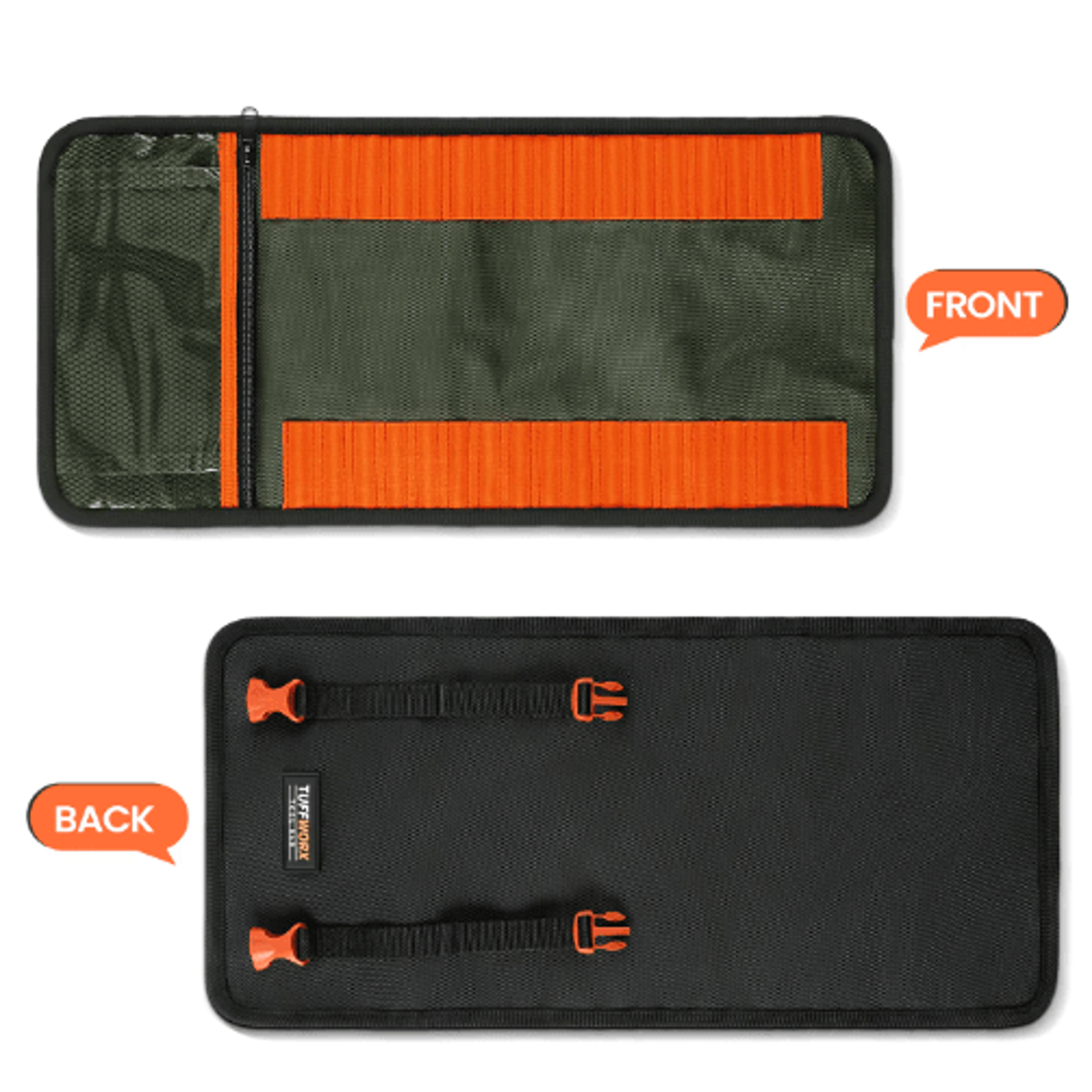 Heavy Duty Tool Roll Up Bag  Portable Foldable Tool Organizer For Mechanics DIY  Fathers Day Gifts 6