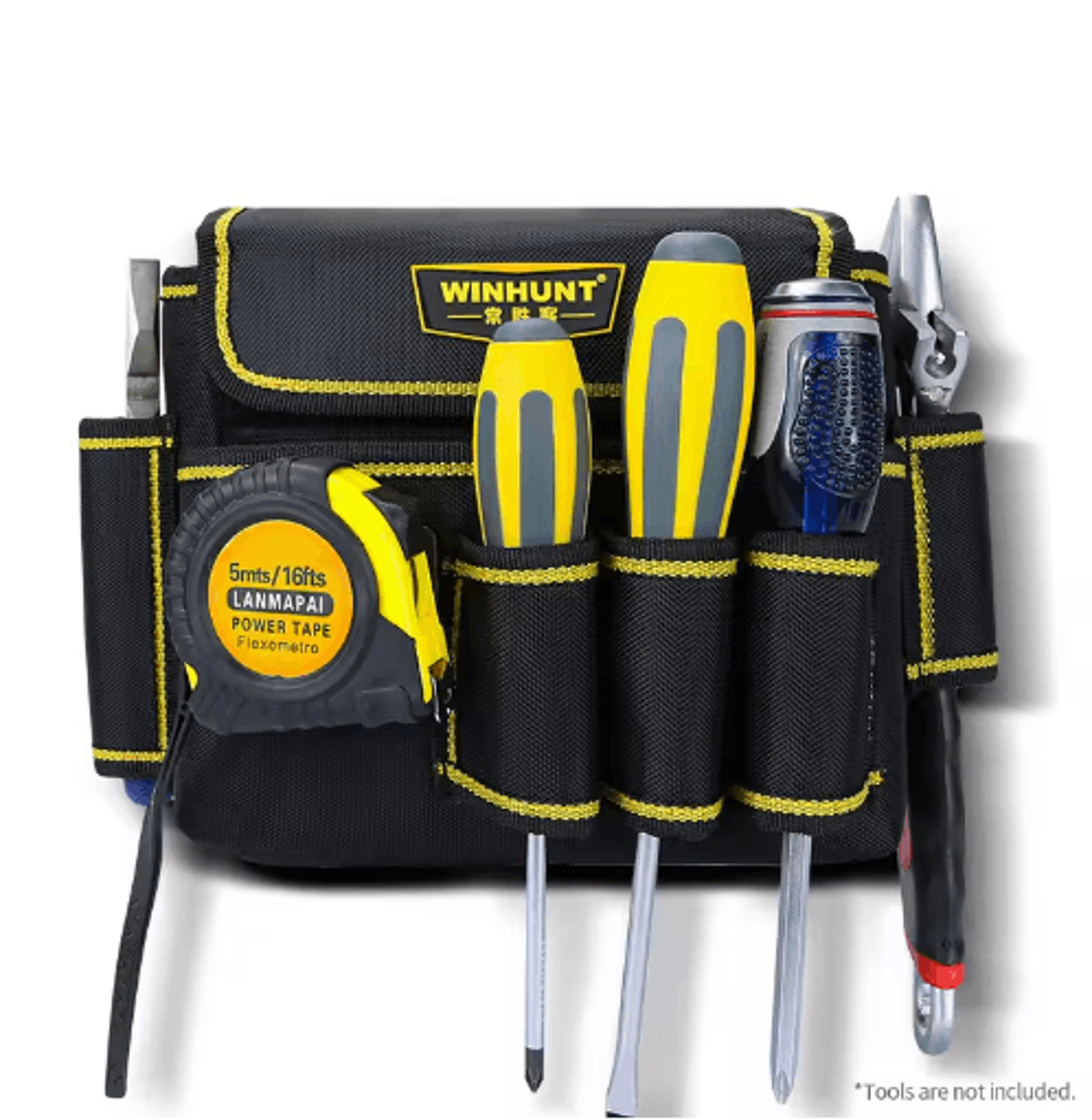 1pc MultiPocket Tool Pouch With Belt  HeavyDuty Electrician Tool Pouch In 600D Oxford Cloth For Car 3