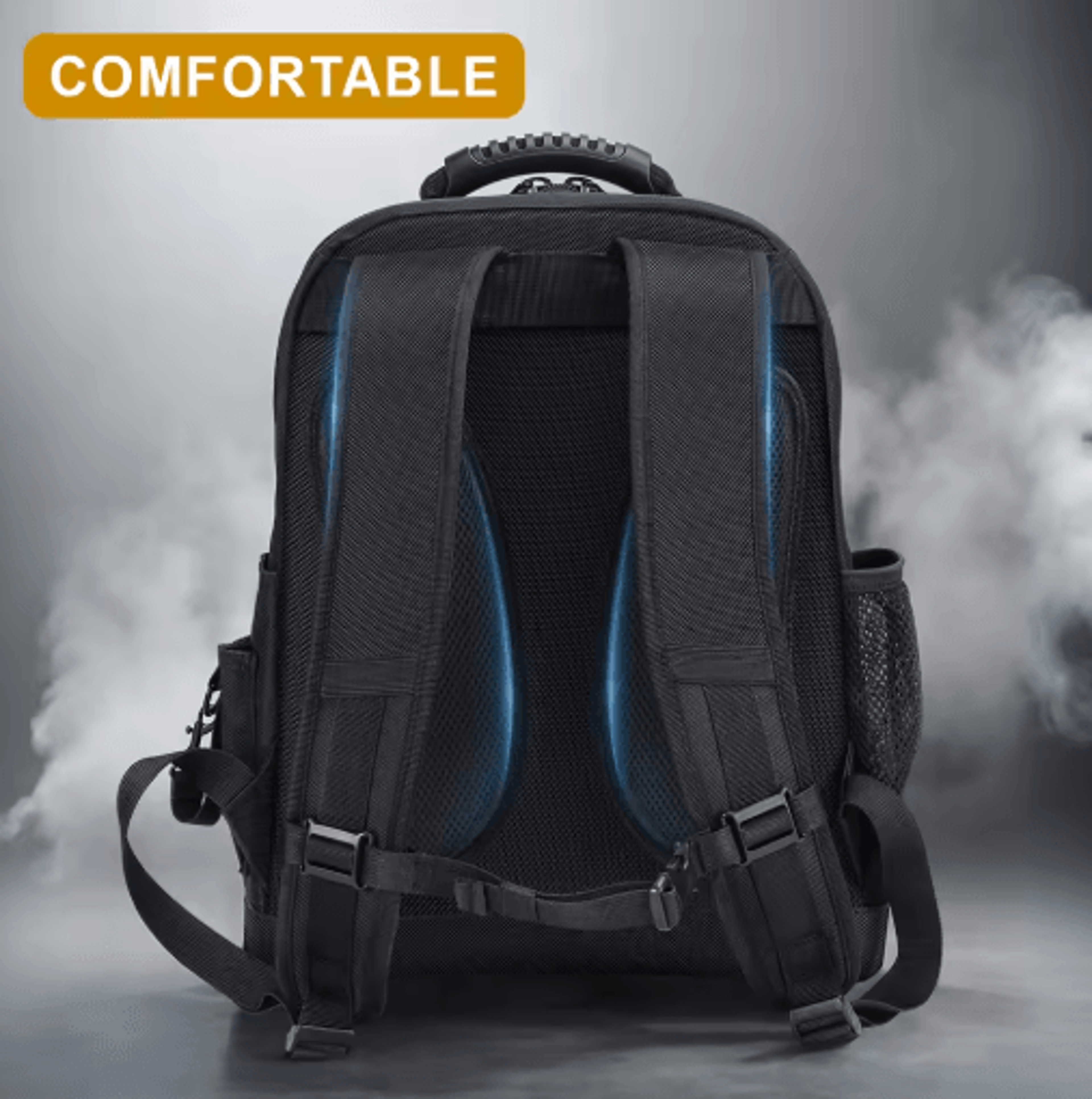 WINHUNT HeavyDuty Tool Bag  MultiFunctional Shoulder Tool Bag With Padded Strap  WearResistant Desi 6