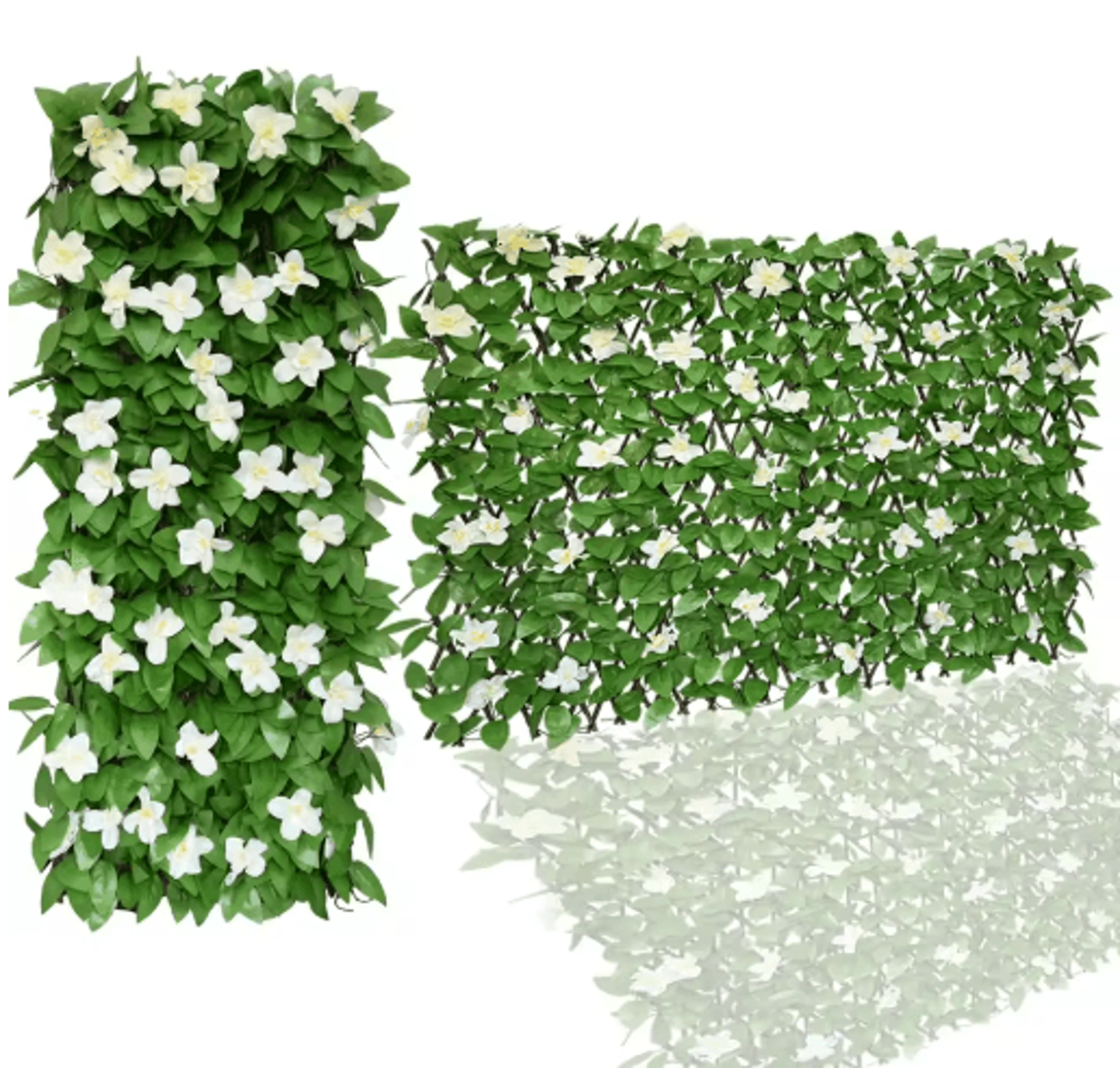 1PC Expandable Privacy Screen  Artificial Ivy Fence For Balcony Garden  Outdoor Wall Decor 1