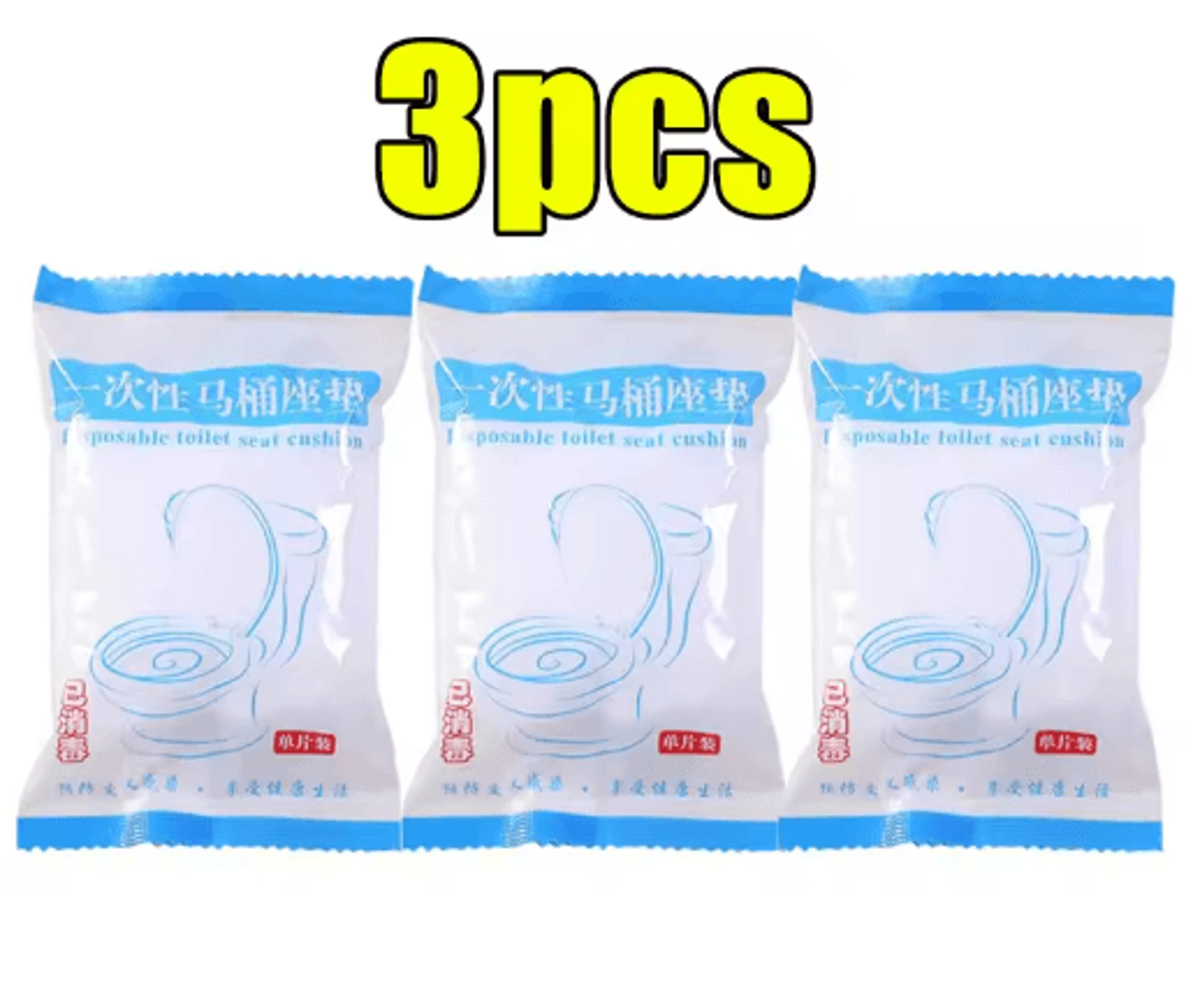 Waterproof Disposable Toilet Seat Covers Portable NonWoven Seat Covers For Travel Hotels Hospitals  6
