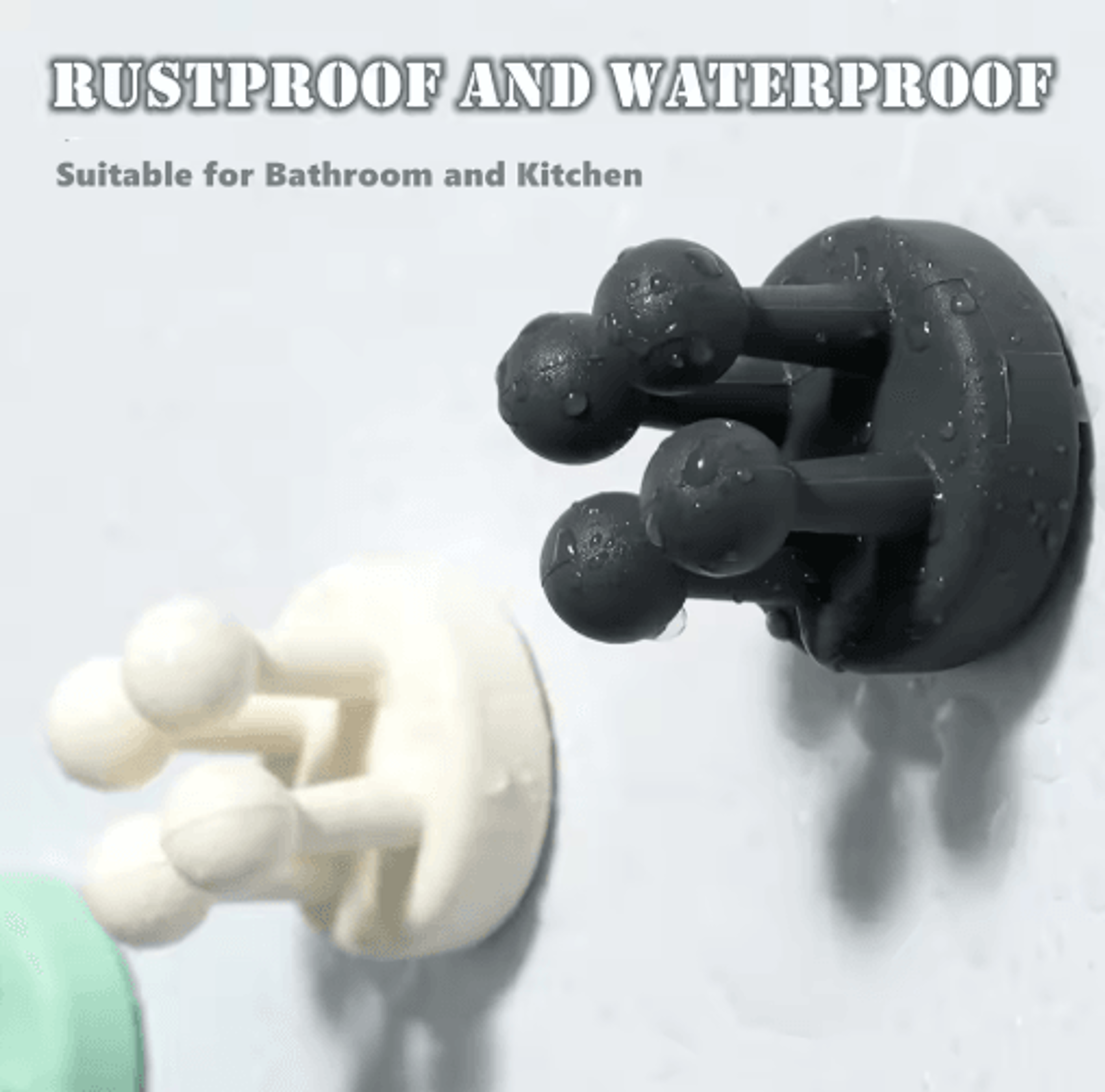 Silicone SelfAdhesive Toothbrush Holder  Waterproof MultiFunction Wall Hook For Bathroom Organizati 24