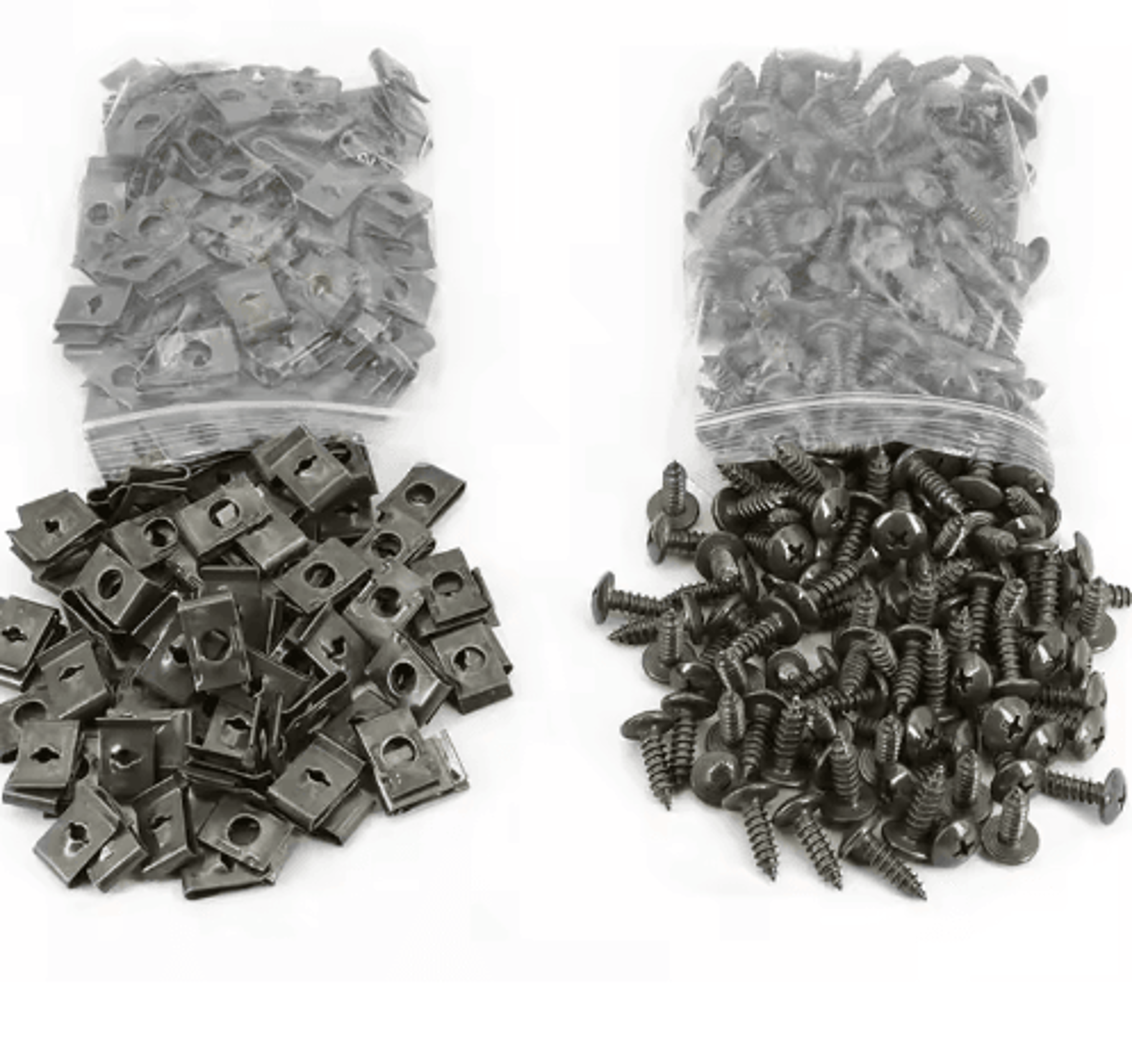 Mixed UType Car Trim Clips With Screws  AntiRust Fender  Bumper Fastener Kit For Automotive Repairs 5