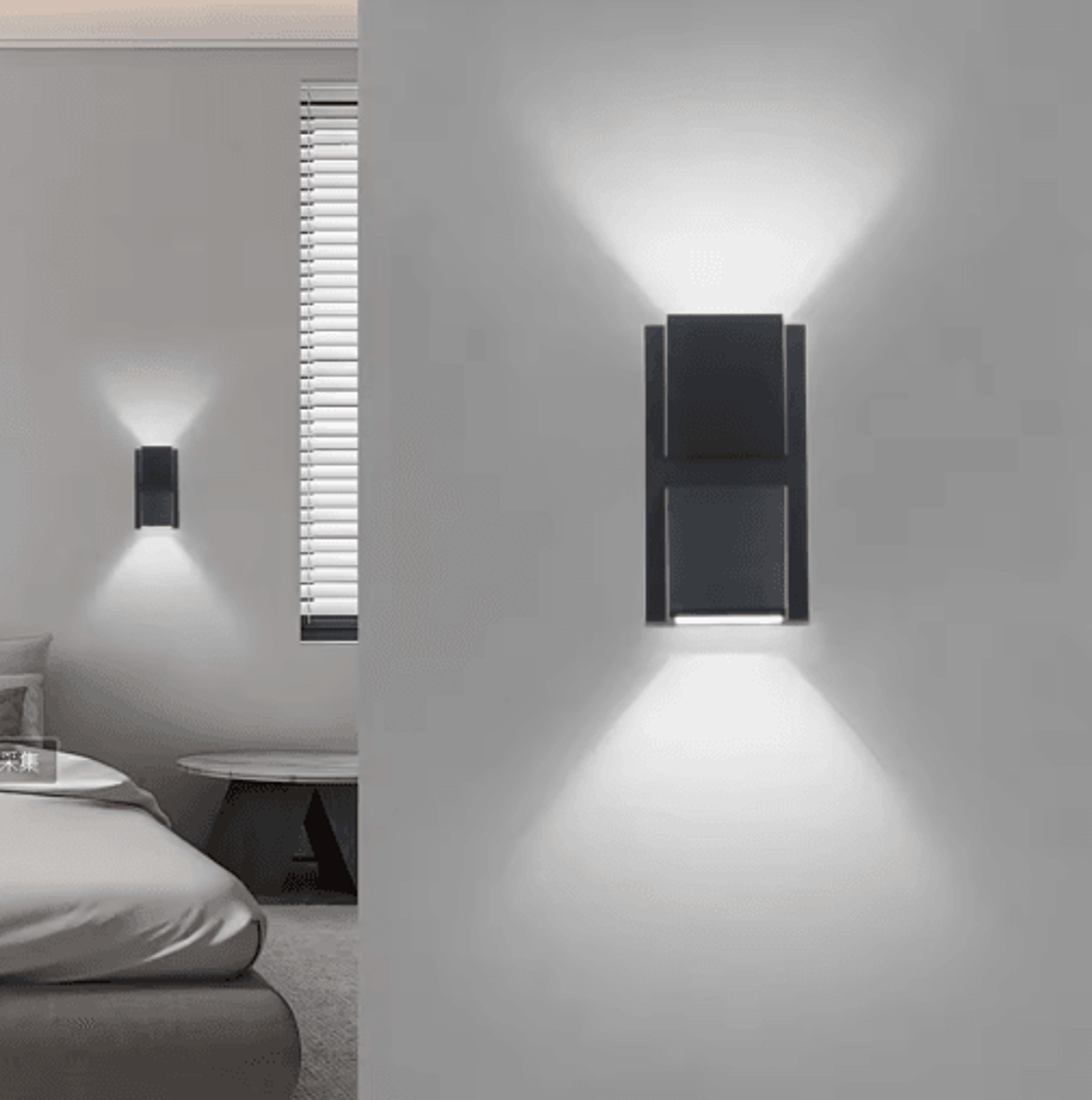 IP65 Waterproof LED Outdoor Wall Light  Modern Wall Sconce For Garden Balcony  Patio 9