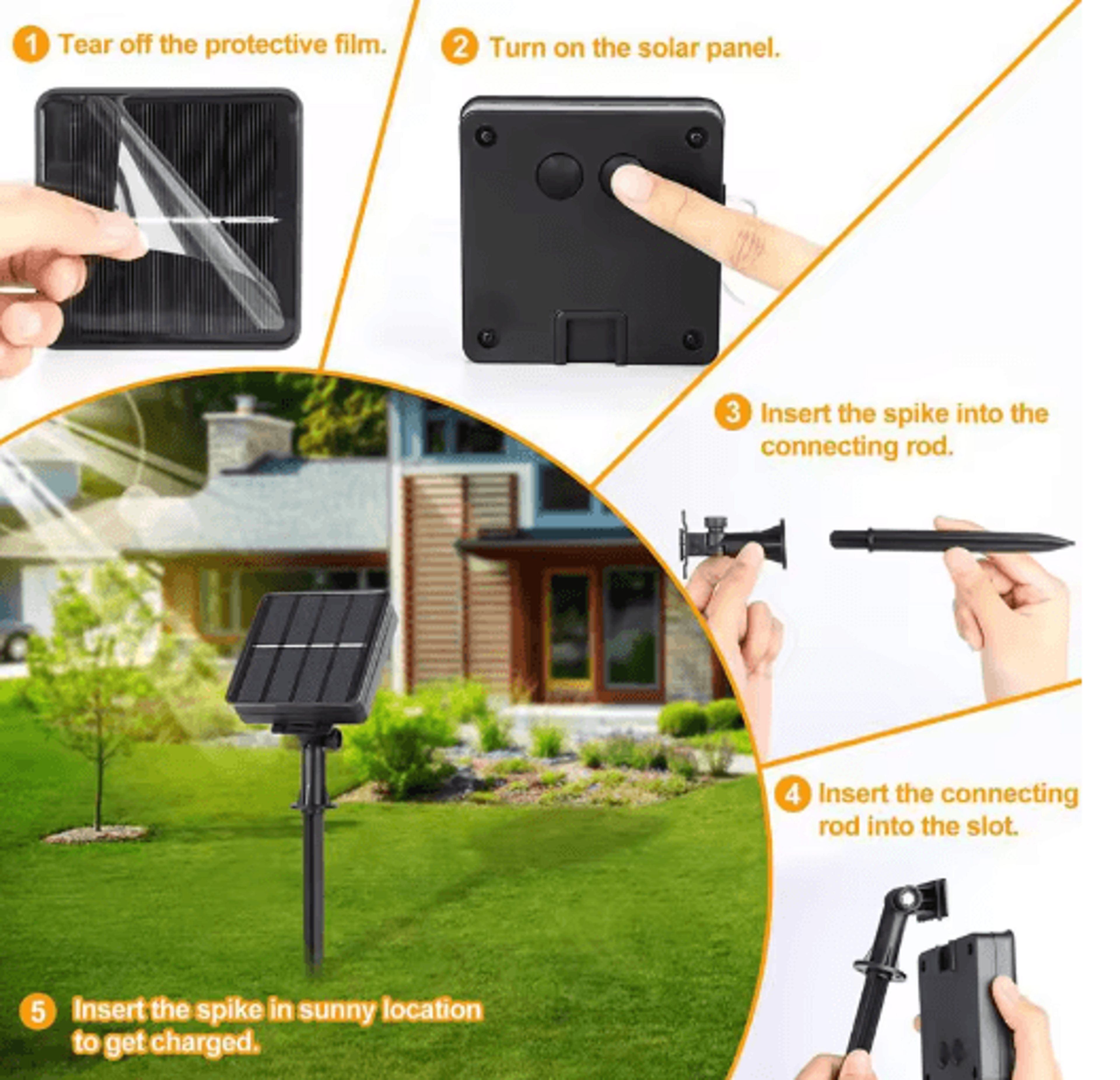 Solar LED Fairy String Lights  Waterproof Outdoor Twinkle Lights For Garden Patio  Christmas Decor 14