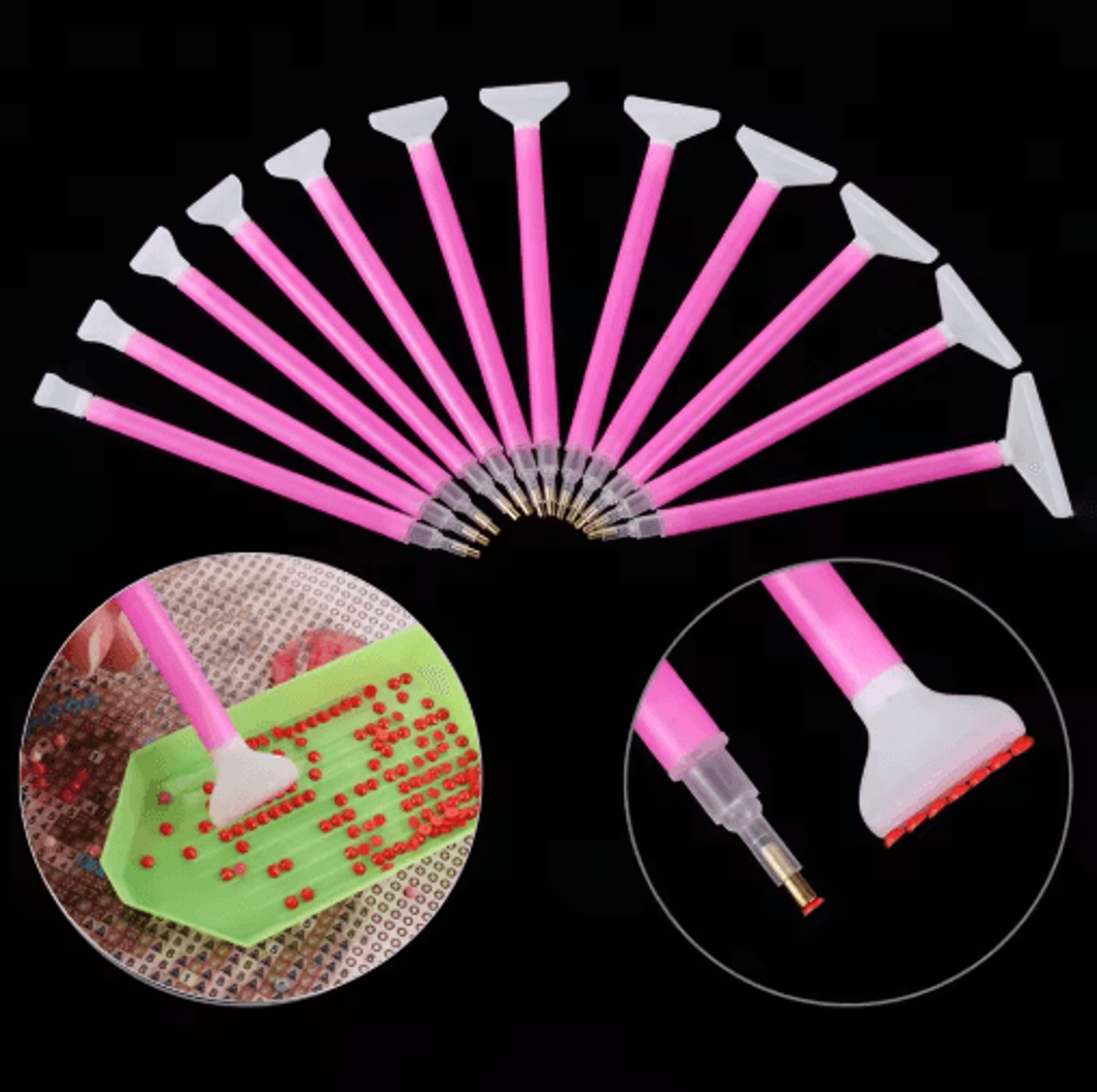 13Piece Diamond Painting Pen Tips Set  Replacement Point Drill Heads For DIY Diamond Art  Embroider 1