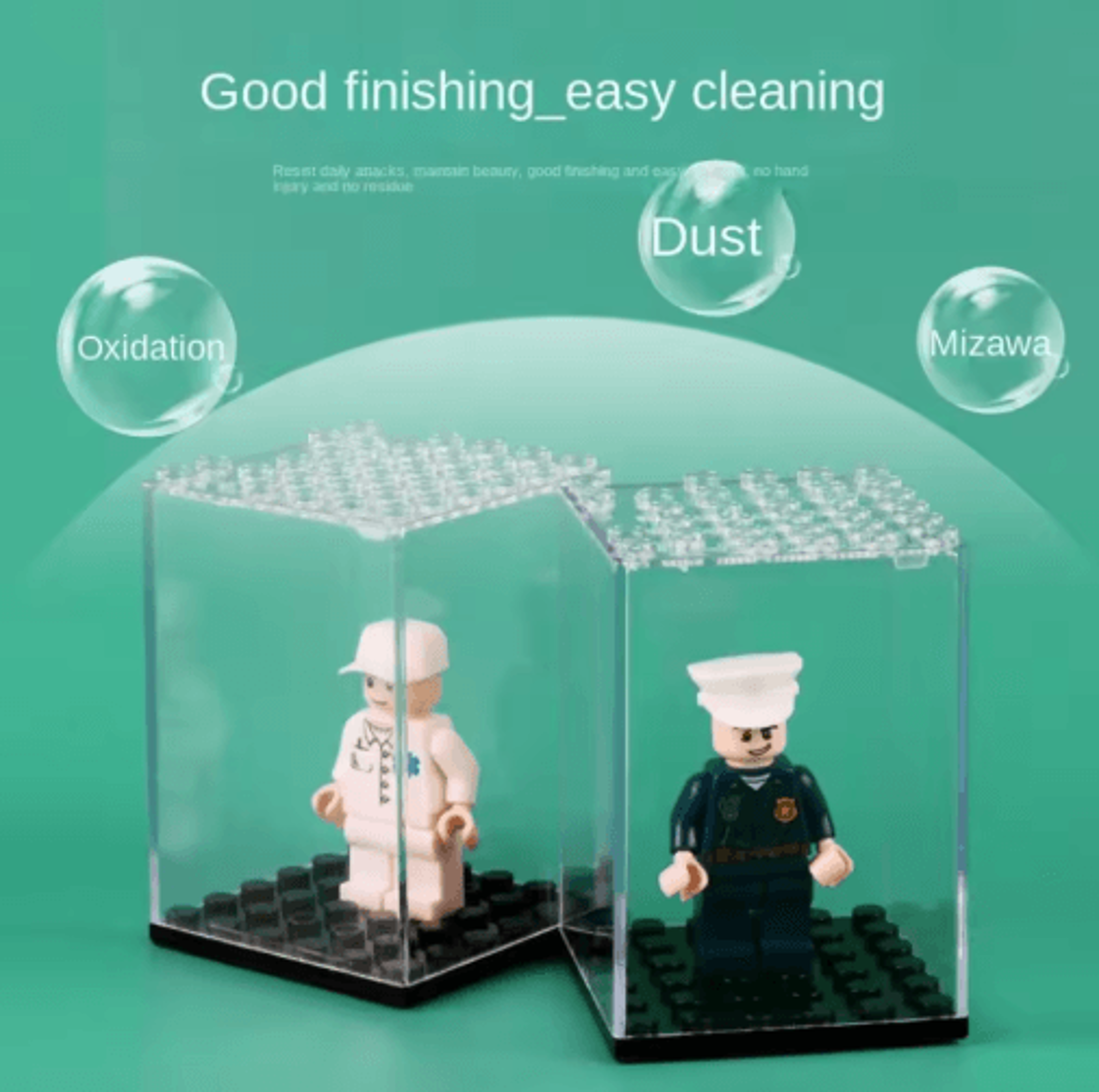 Clear Acrylic Display Case  Dustproof Display Box For Building Blocks Toys  Collectibles 4