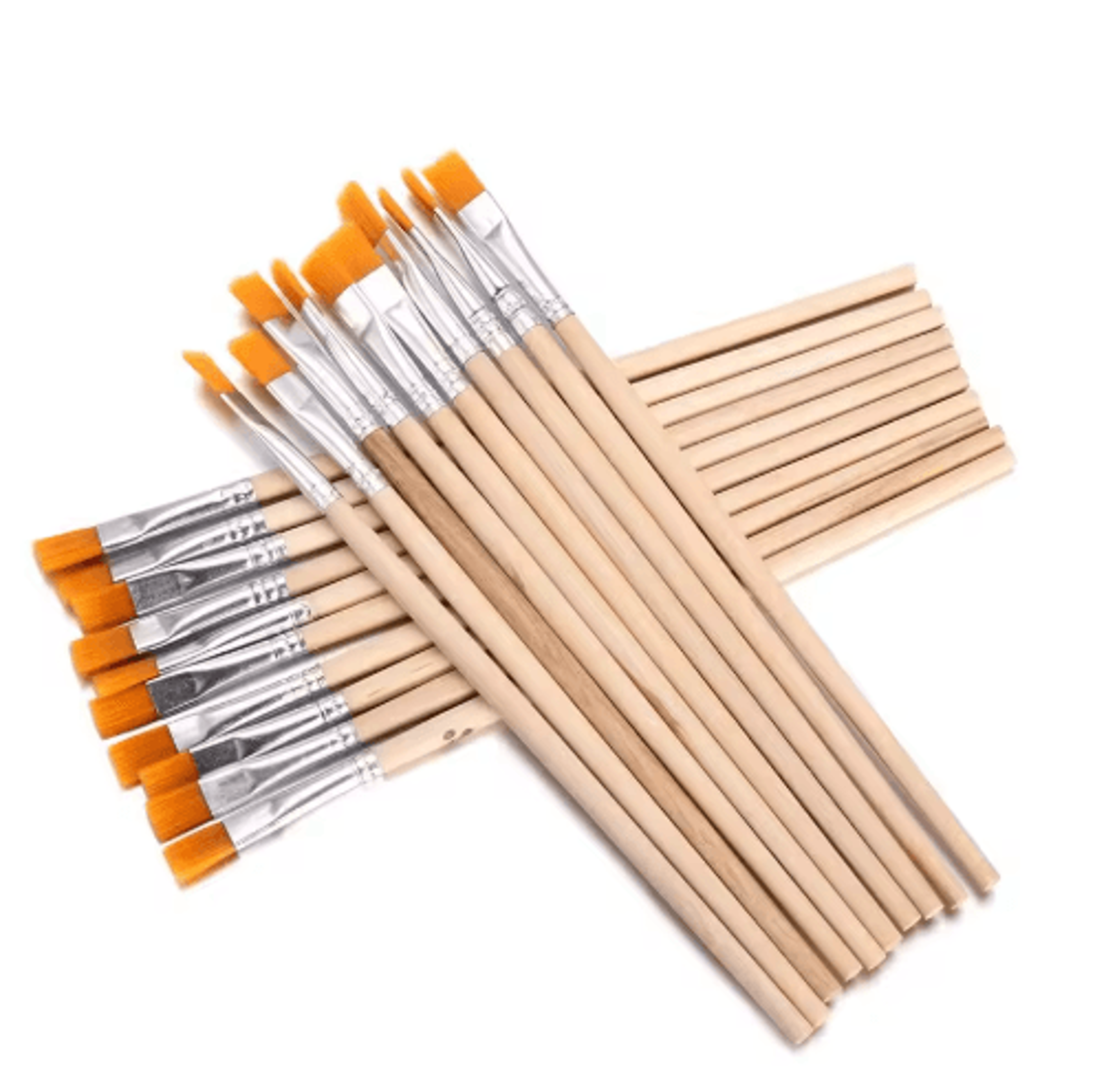 10Piece Fine Detail Paint Brush Set  Wood Handle Brushes For Watercolor Acrylic Oil  Calligraphy 4