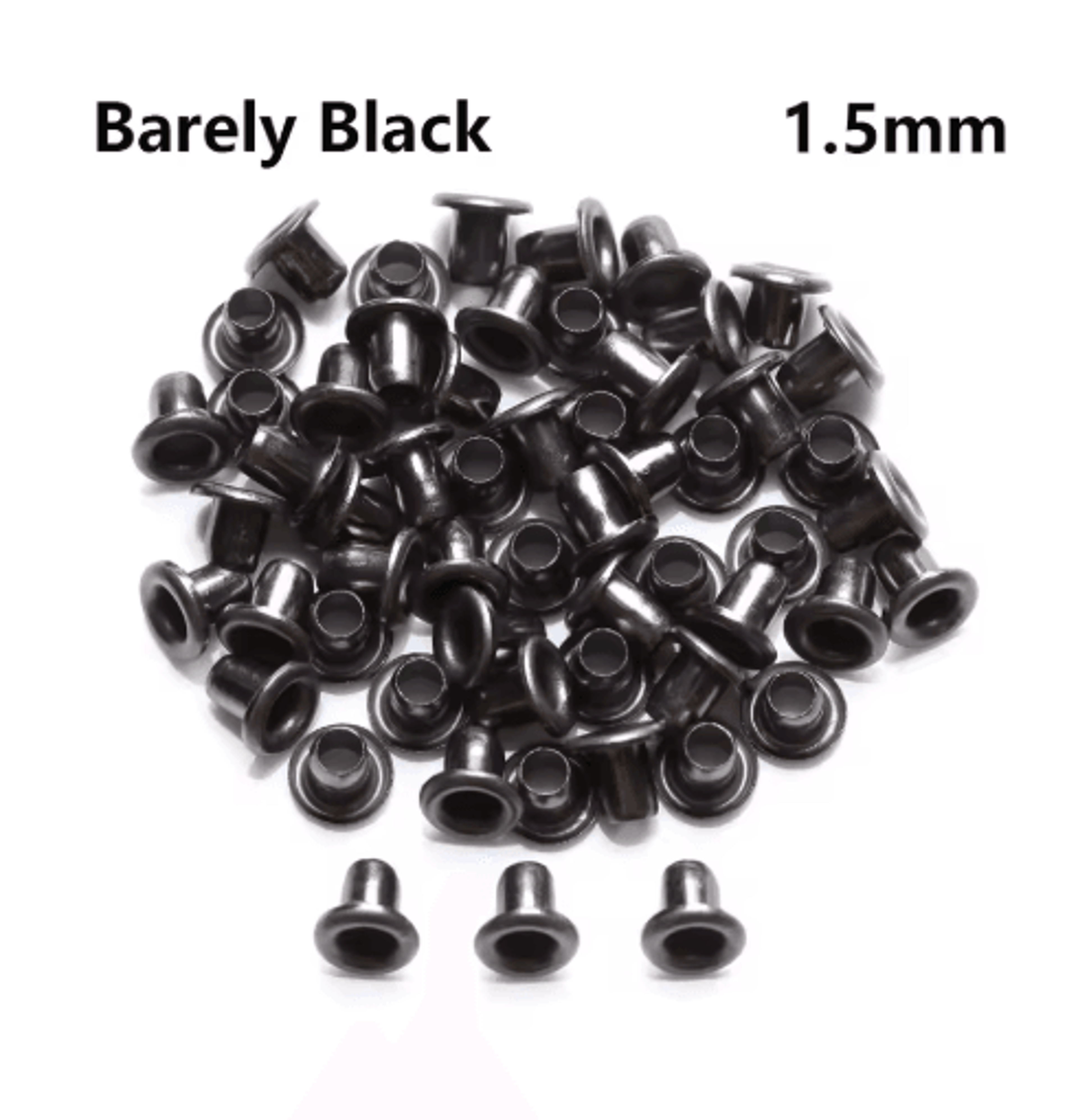 50Piece Mini Metal Eyelets  UltraSmall Eyelet Buttons For Doll Clothes Shoes Bags  Miniature Crafts 9