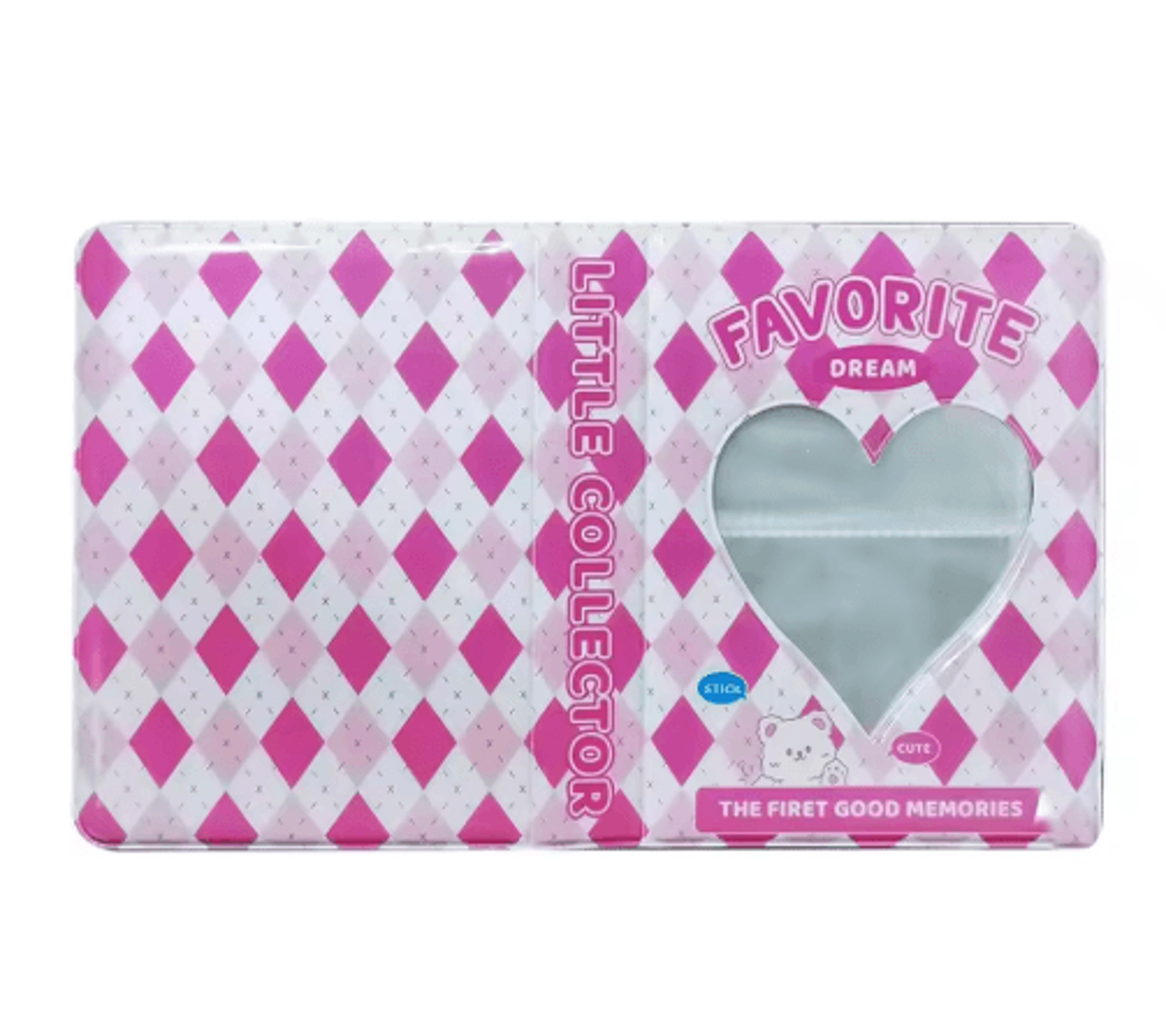 64Pocket Mini Photo Album  Heart Cover Photocard Holder For KPop Cards Photos  Name Cards 2