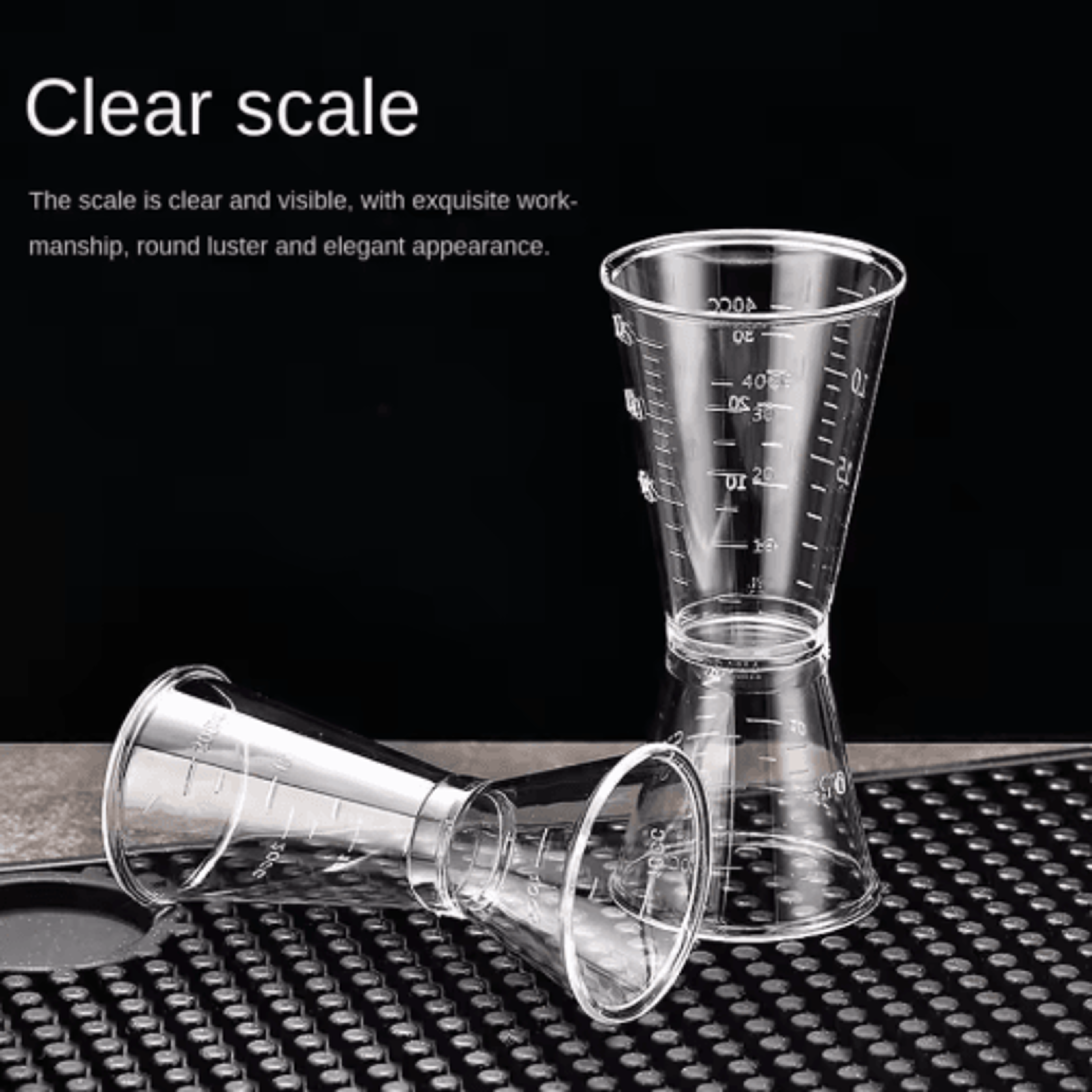Stainless Steel Cocktail Jigger  DoubleSided Measuring Cup For Home Bars  Professional Mixology 6