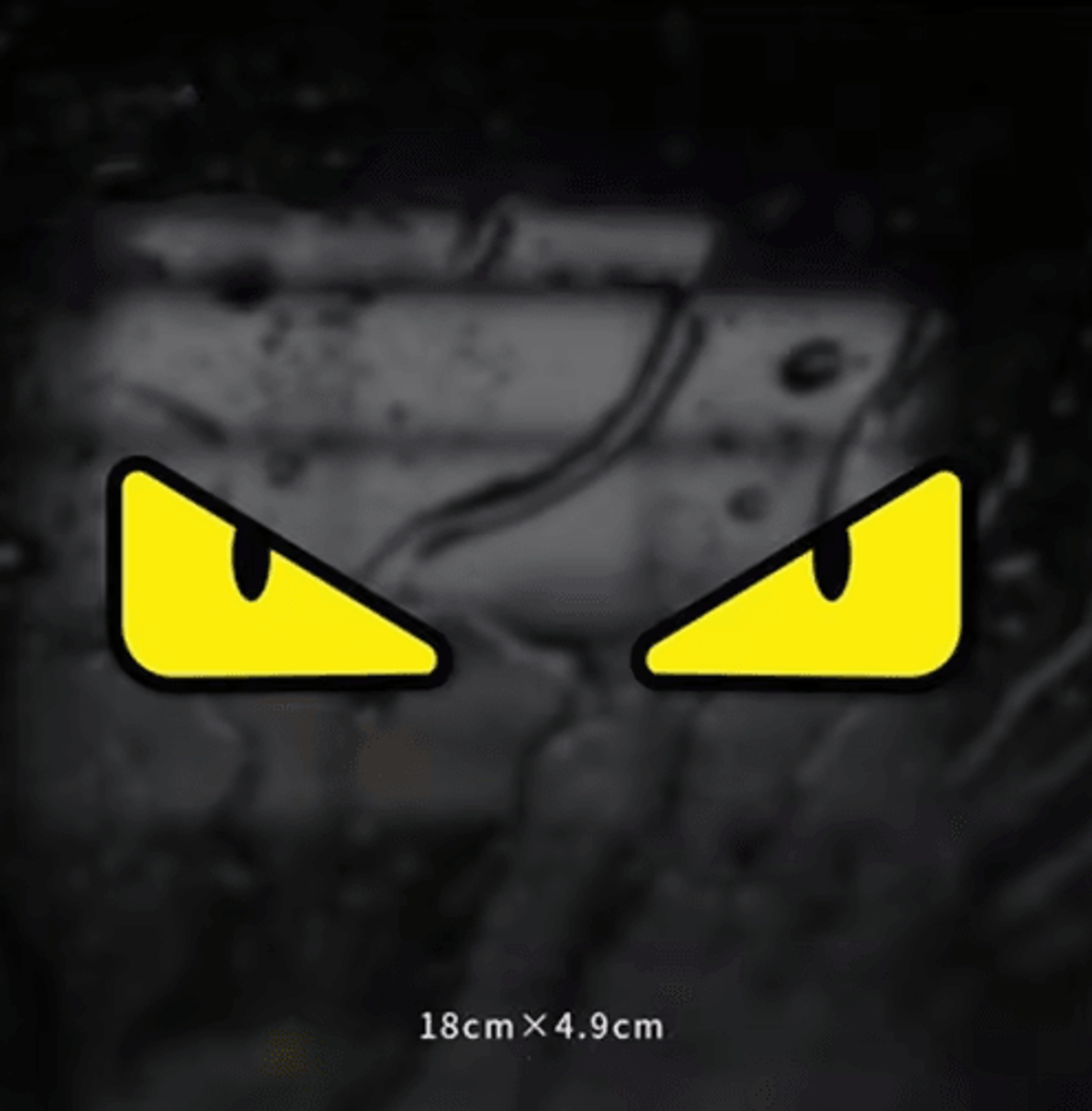 Devils Eye Reflective Sticker  Funny Car Motorcycle  Helmet Decoration Decal 5